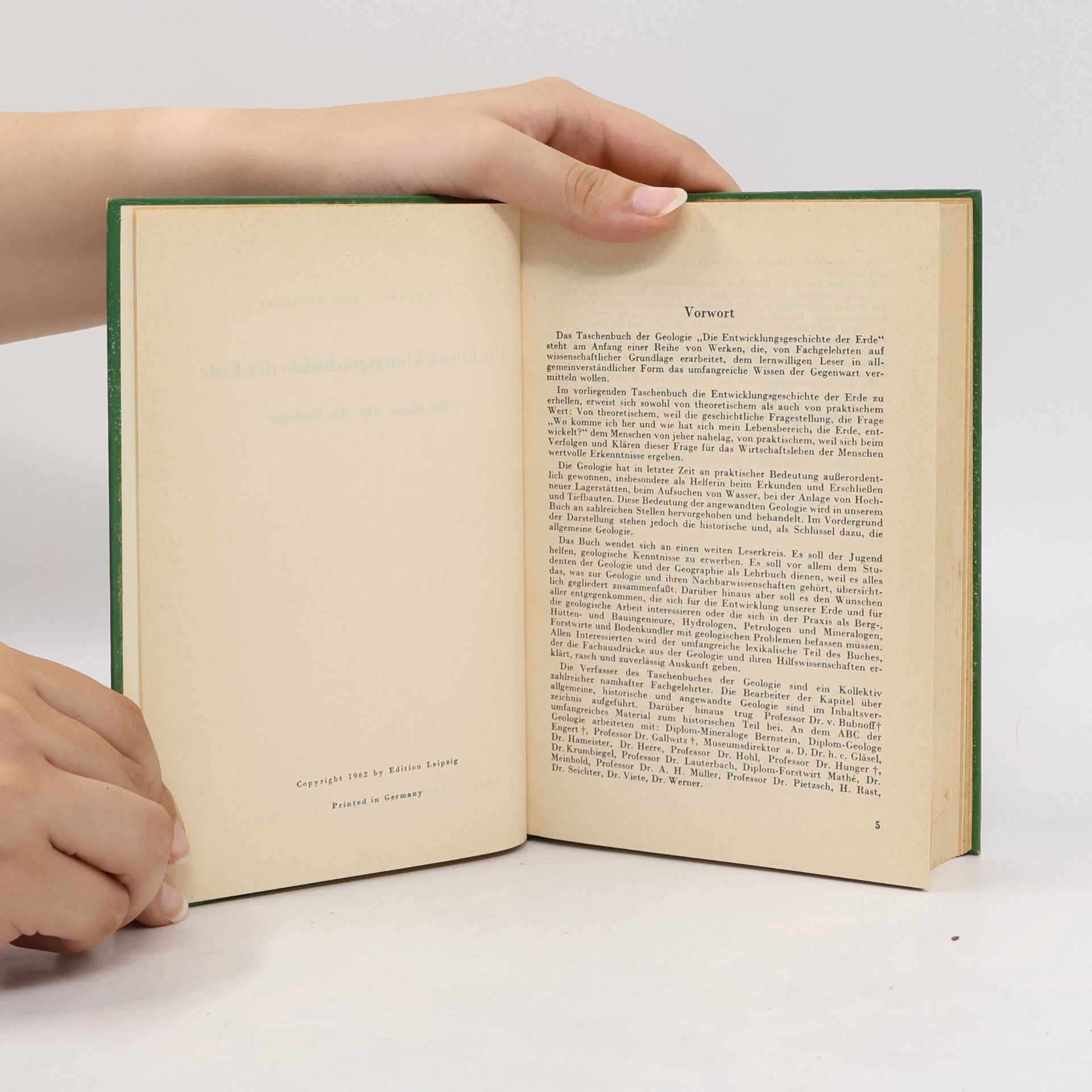 Autorenkollektiv Die Entwicklungsgeschichte der Erde