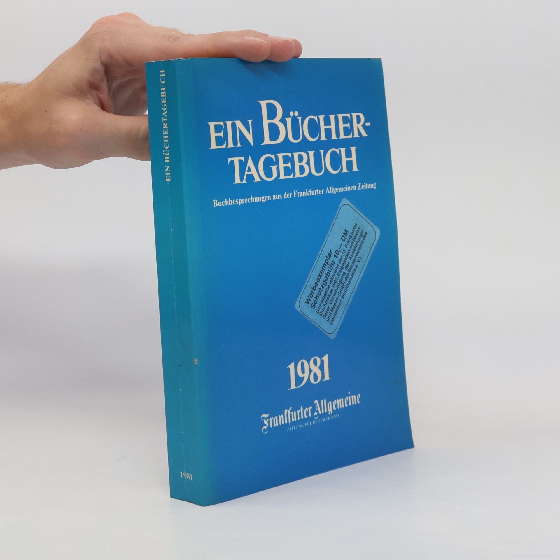 Kolektiv autorů Ein Bücher-Tagebuch 1981