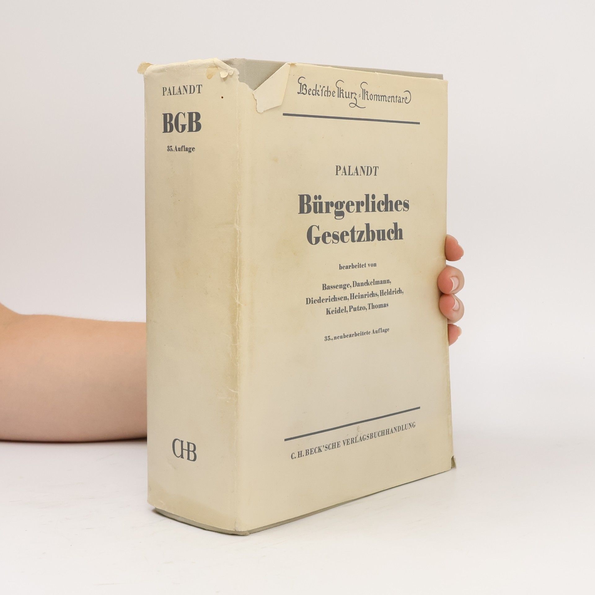 Otto Palandt Bürgerliches Gesetzbuch