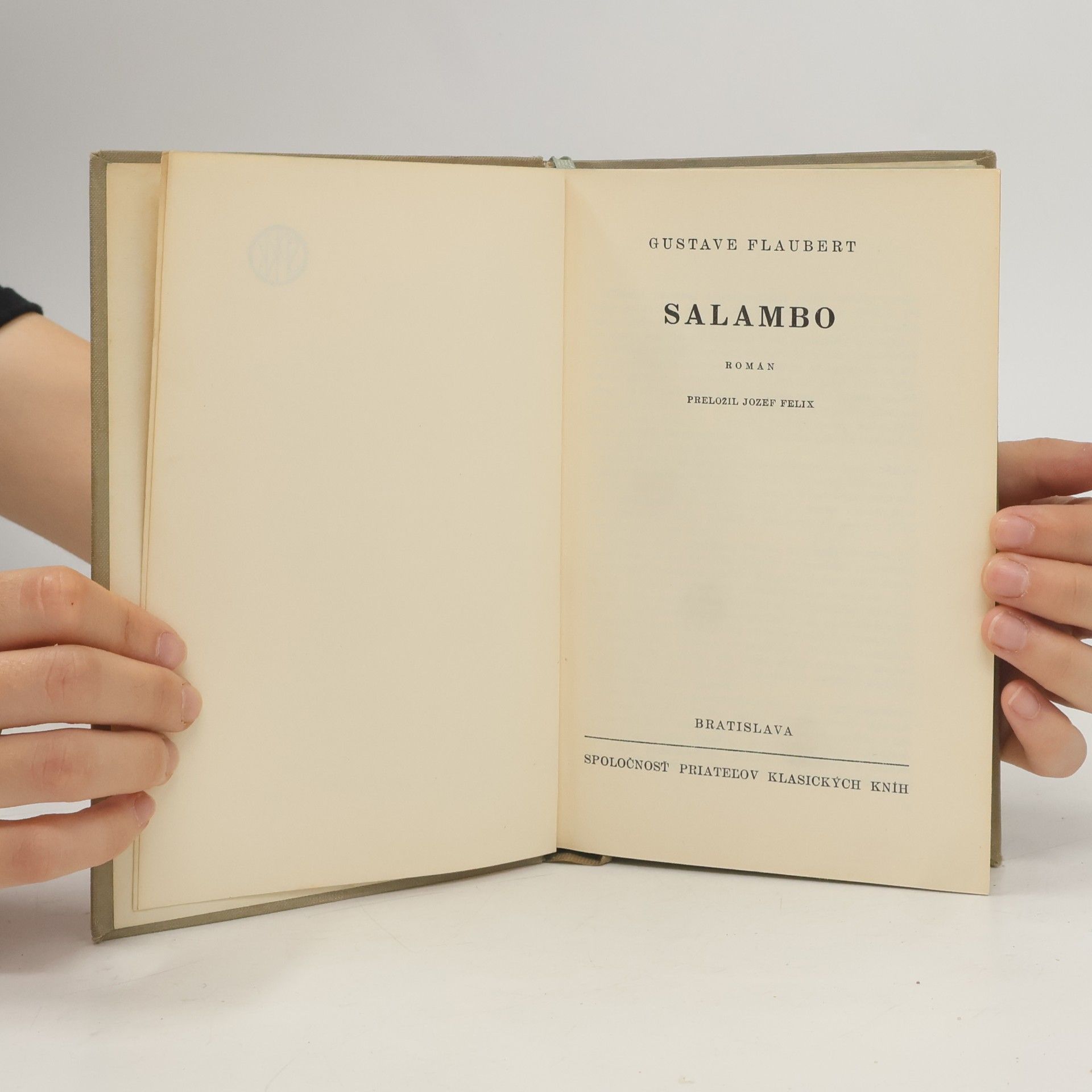 Gustave Flaubert Salambo