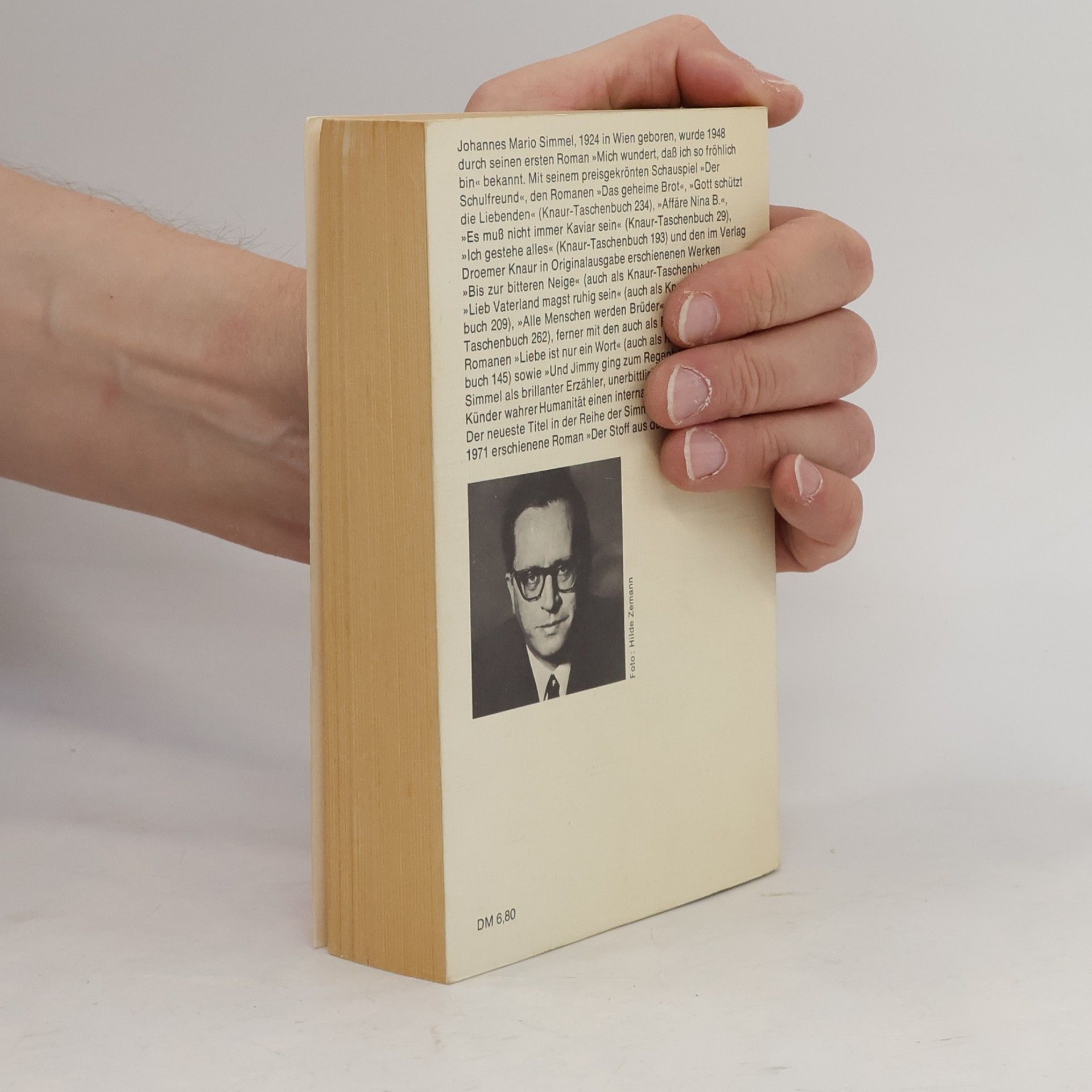 Johannes Mario Simmel Es muß nicht immer Kaviar sein