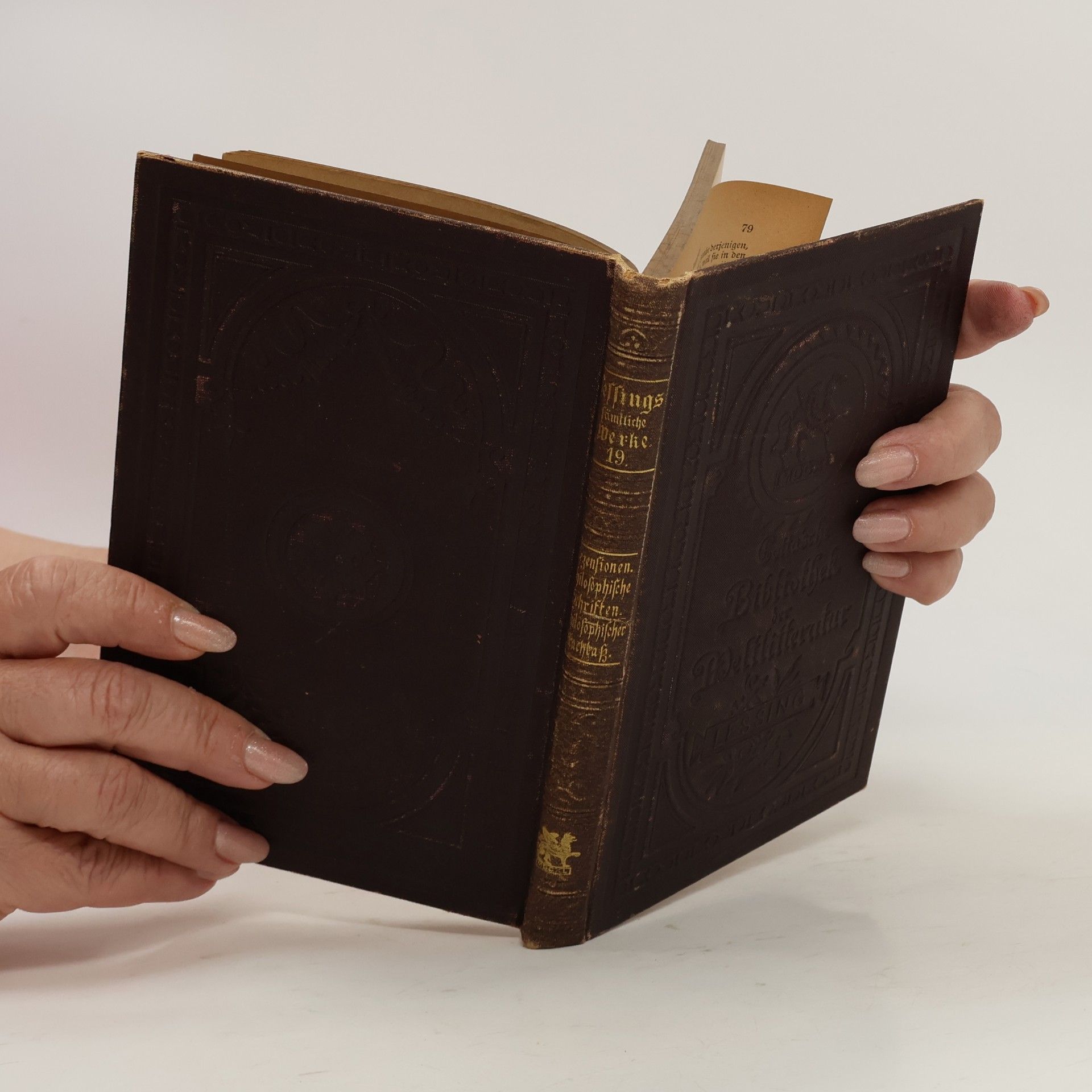 Gotthold Ephraim Lessing Lessings sämtliche Werke 19