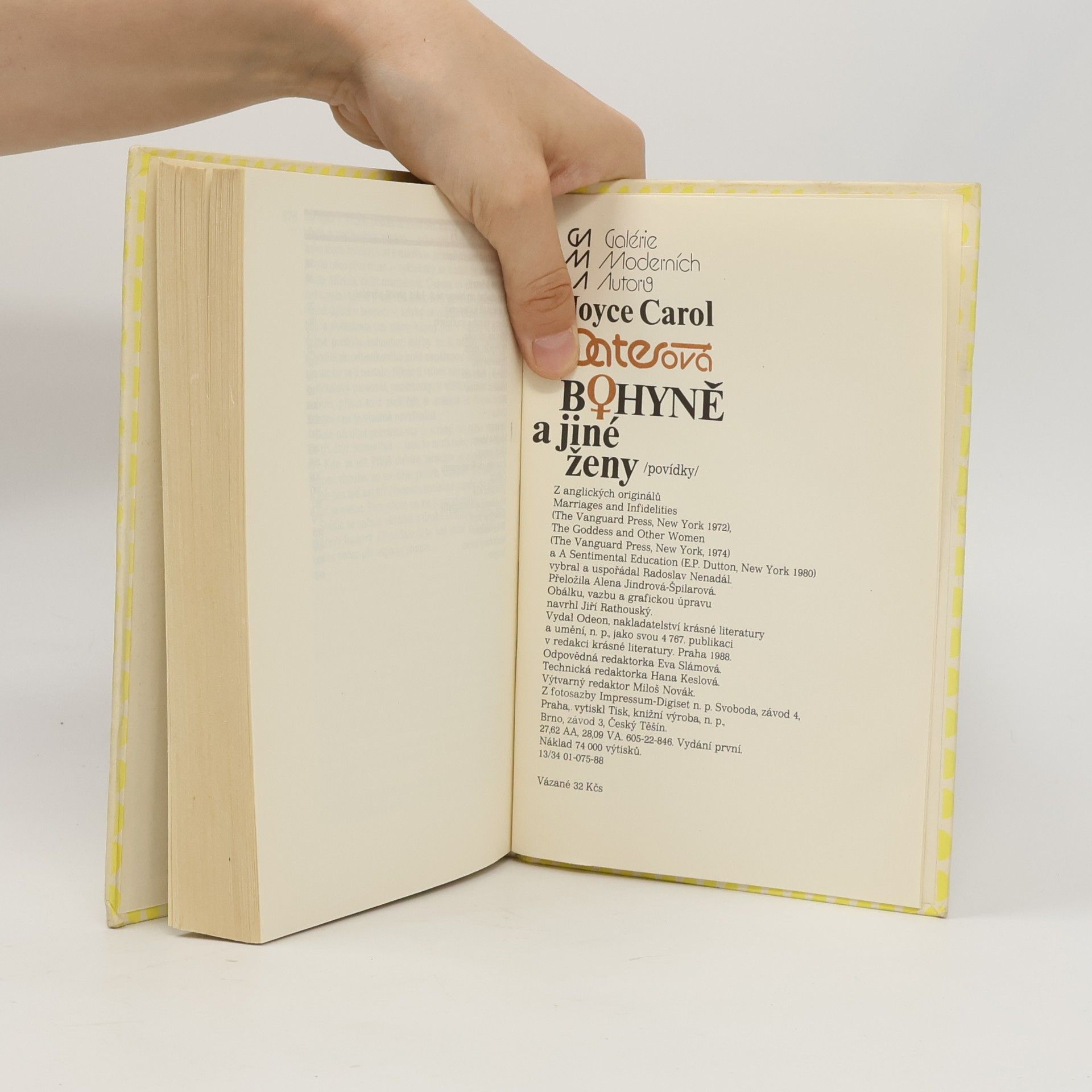 Joyce Carol Oates Bohyně a jiné ženy