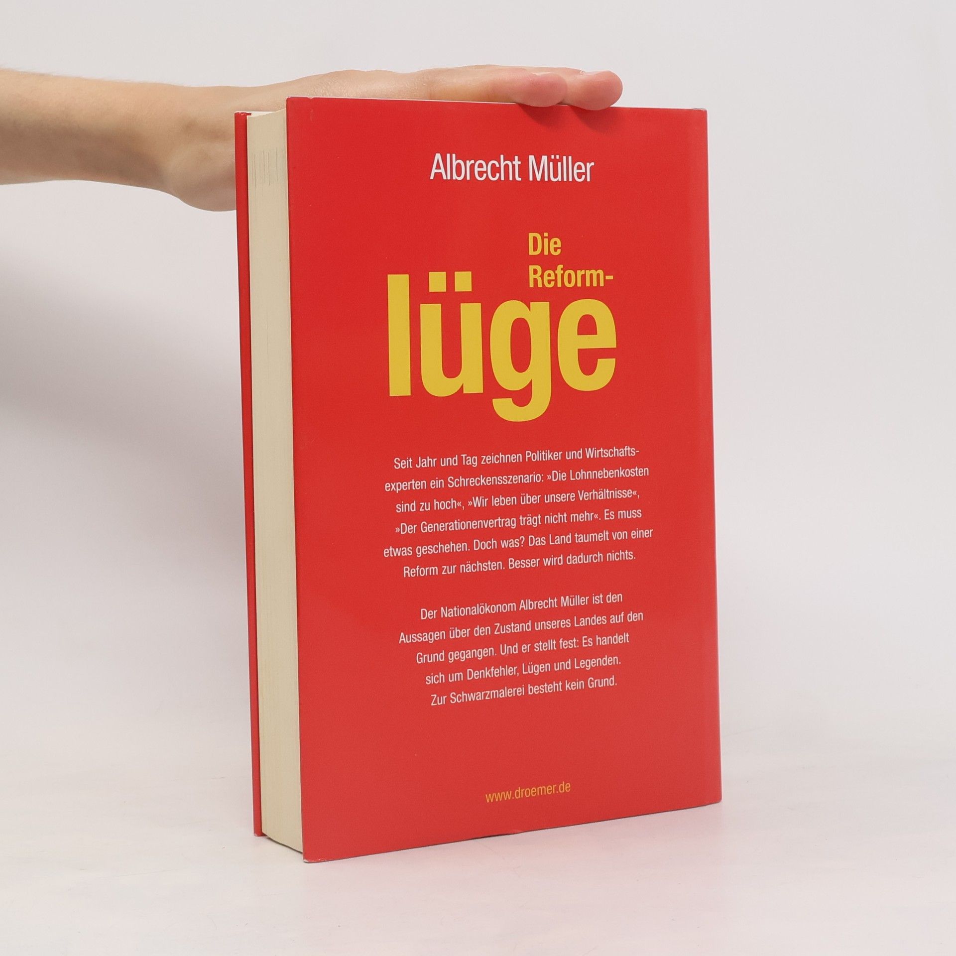 Albrecht Müller  Die Reformlüge