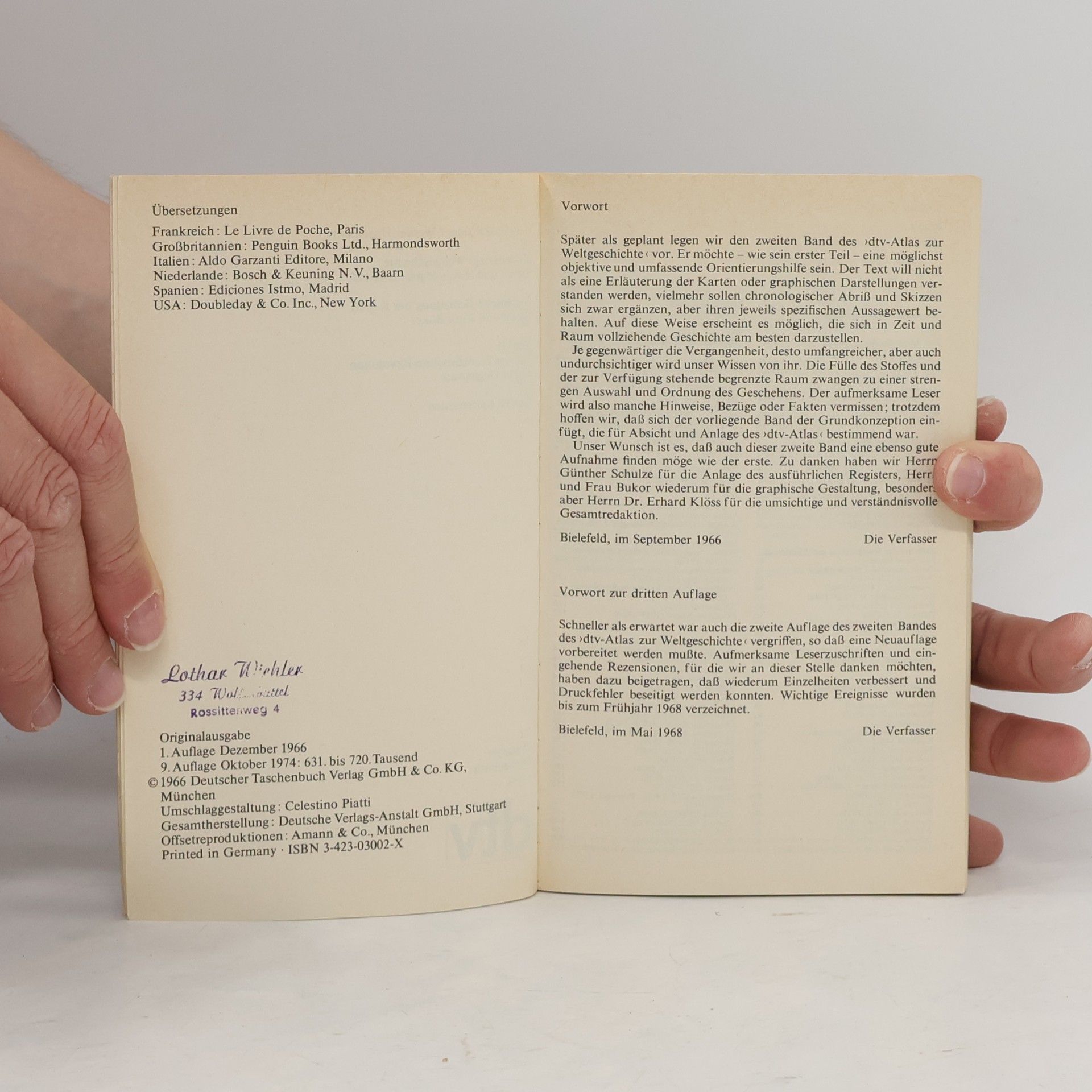 Hermann Kinder Dtv-Atlas zur Weltgeschichte. Band 2