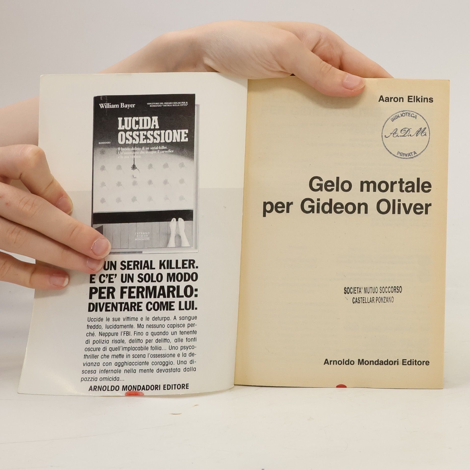 Aaron Elkins Gelo mortale per Gideon Oliver