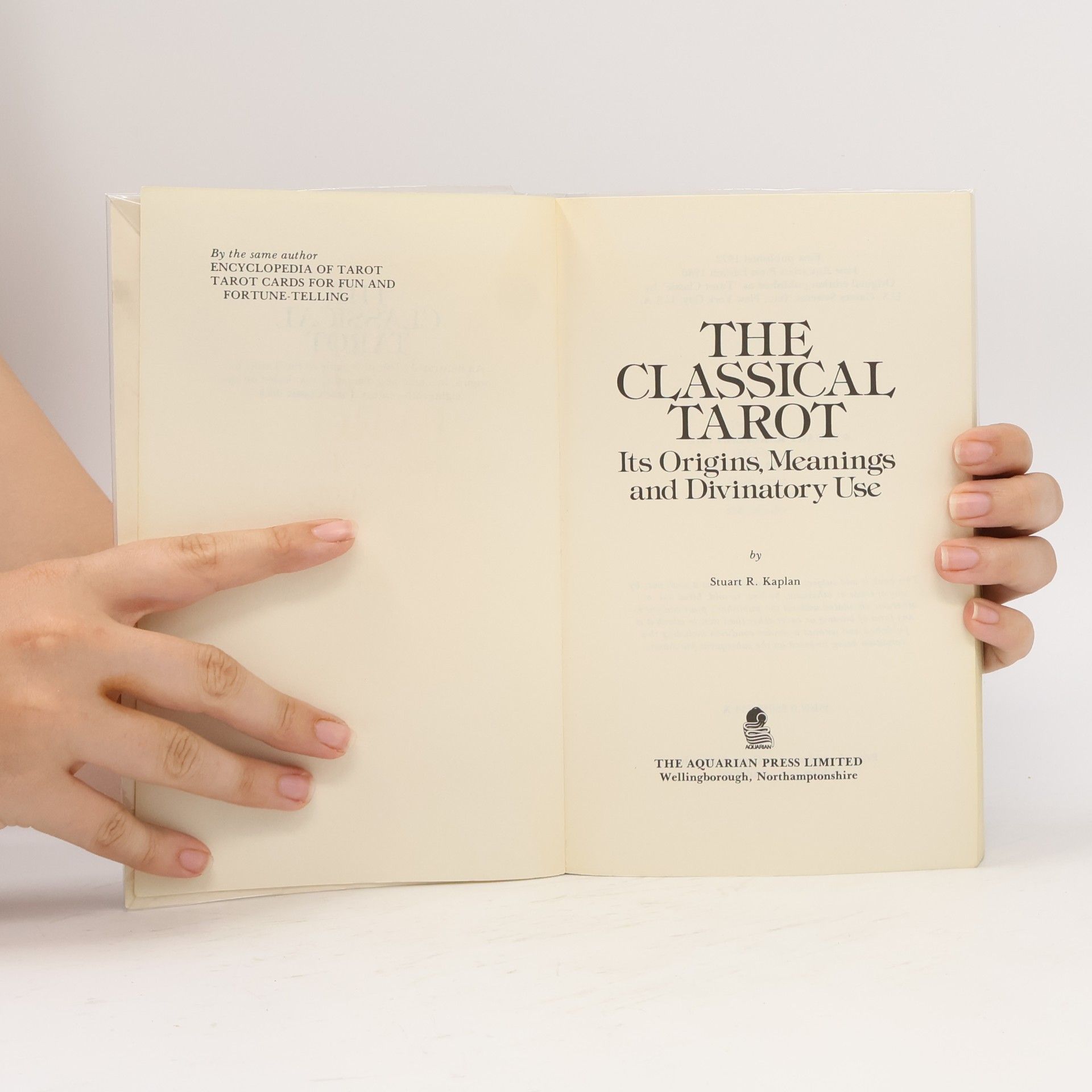 Stuart R. Kaplan The Classical Tarot