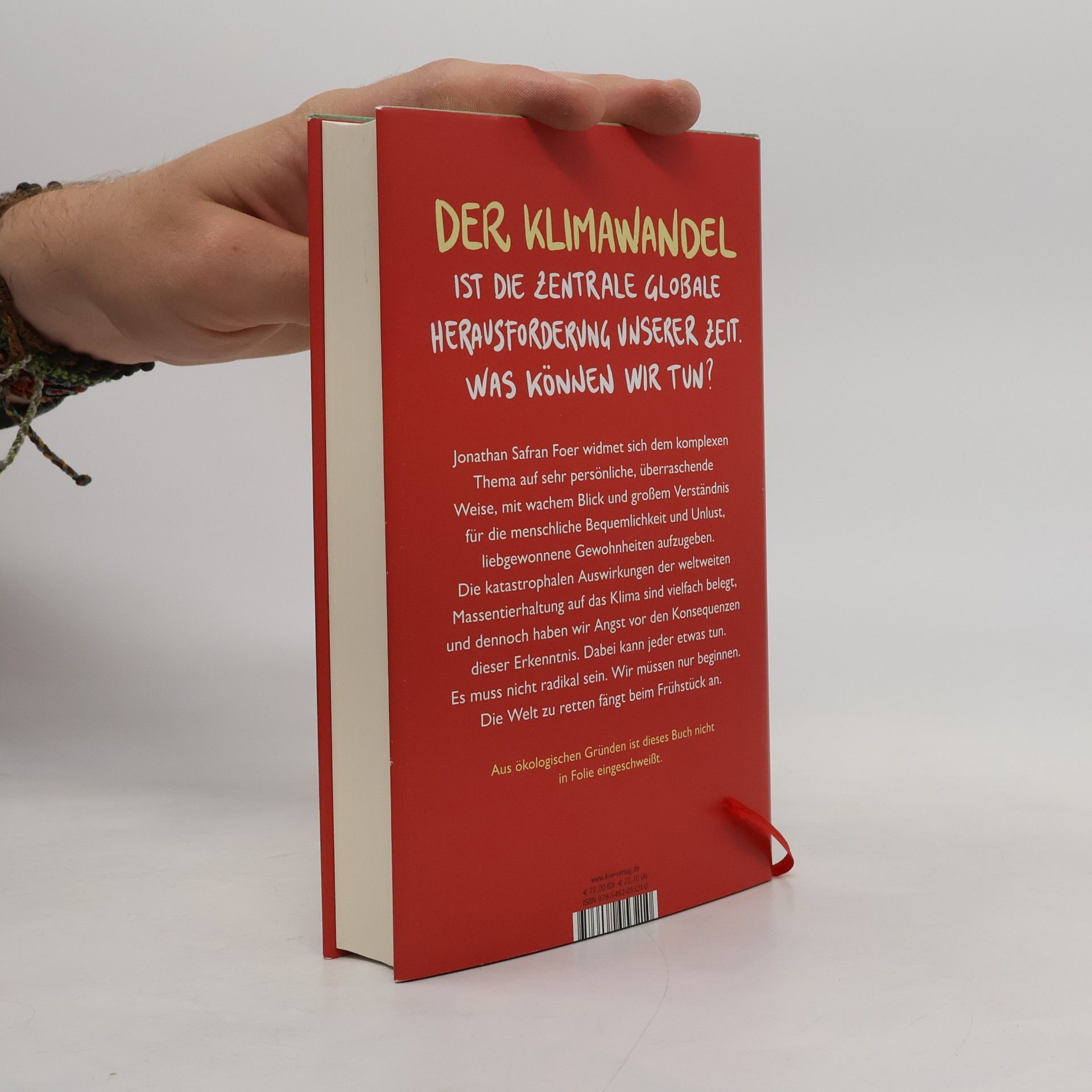 Jonathan Safran Foer Wir sind das Klima!