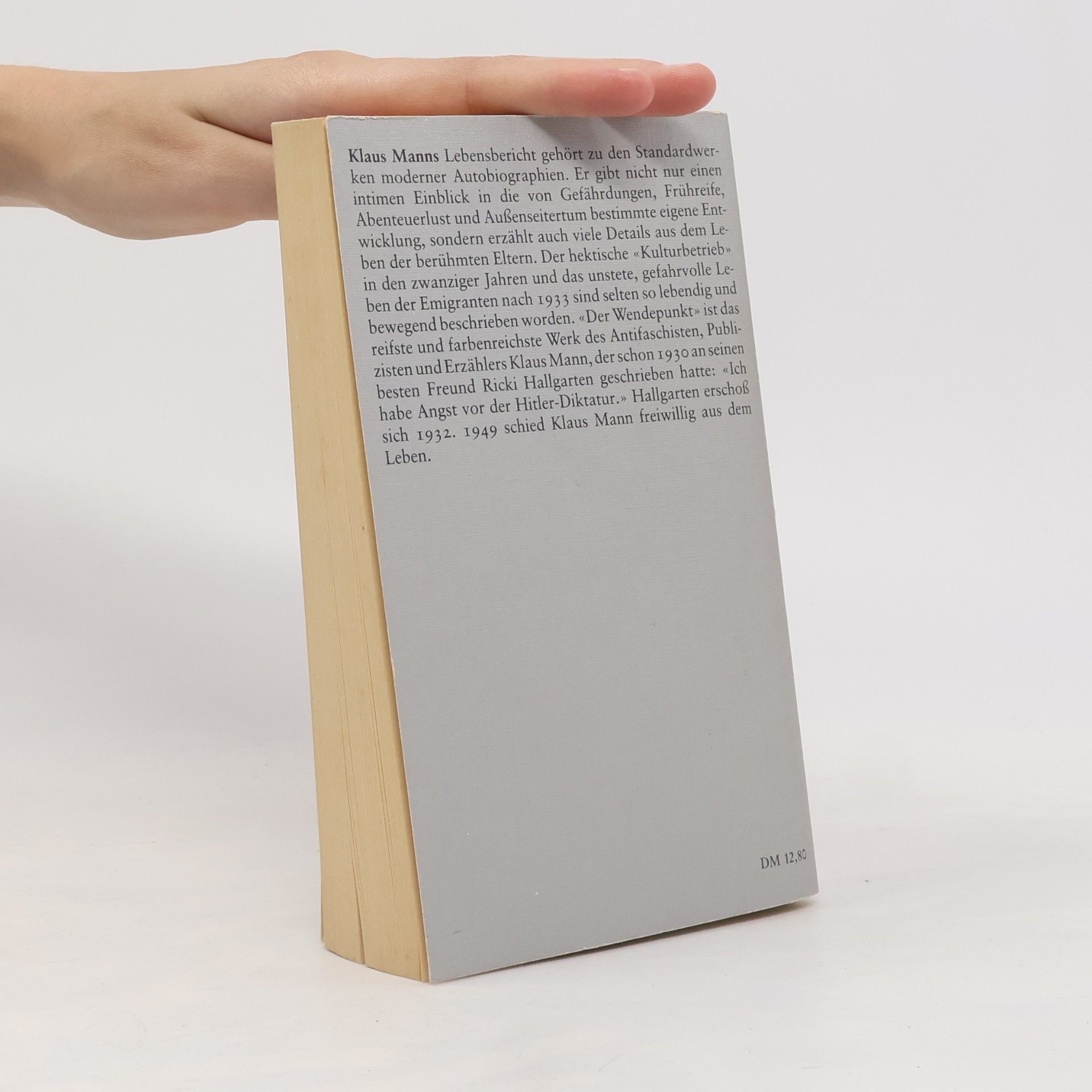 Erika Mann Der Wendepunkt
