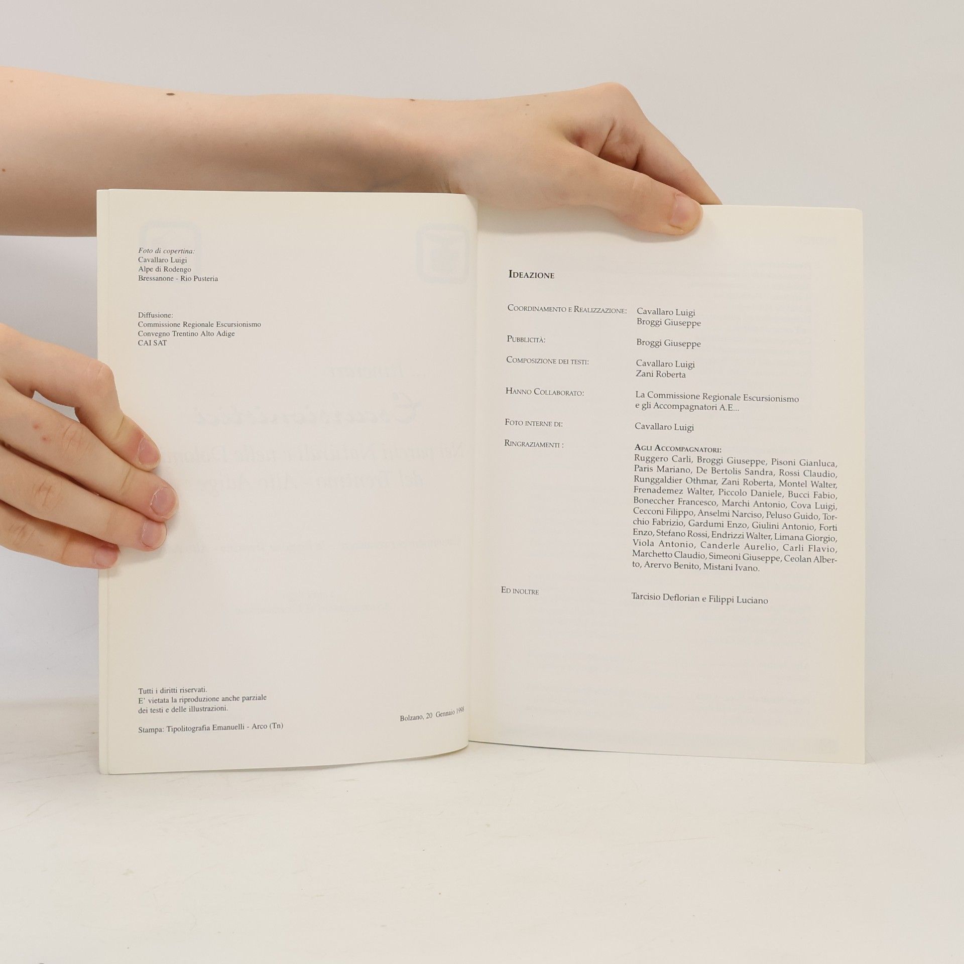 Autorenkollektiv ... Itinerari Escursionistici