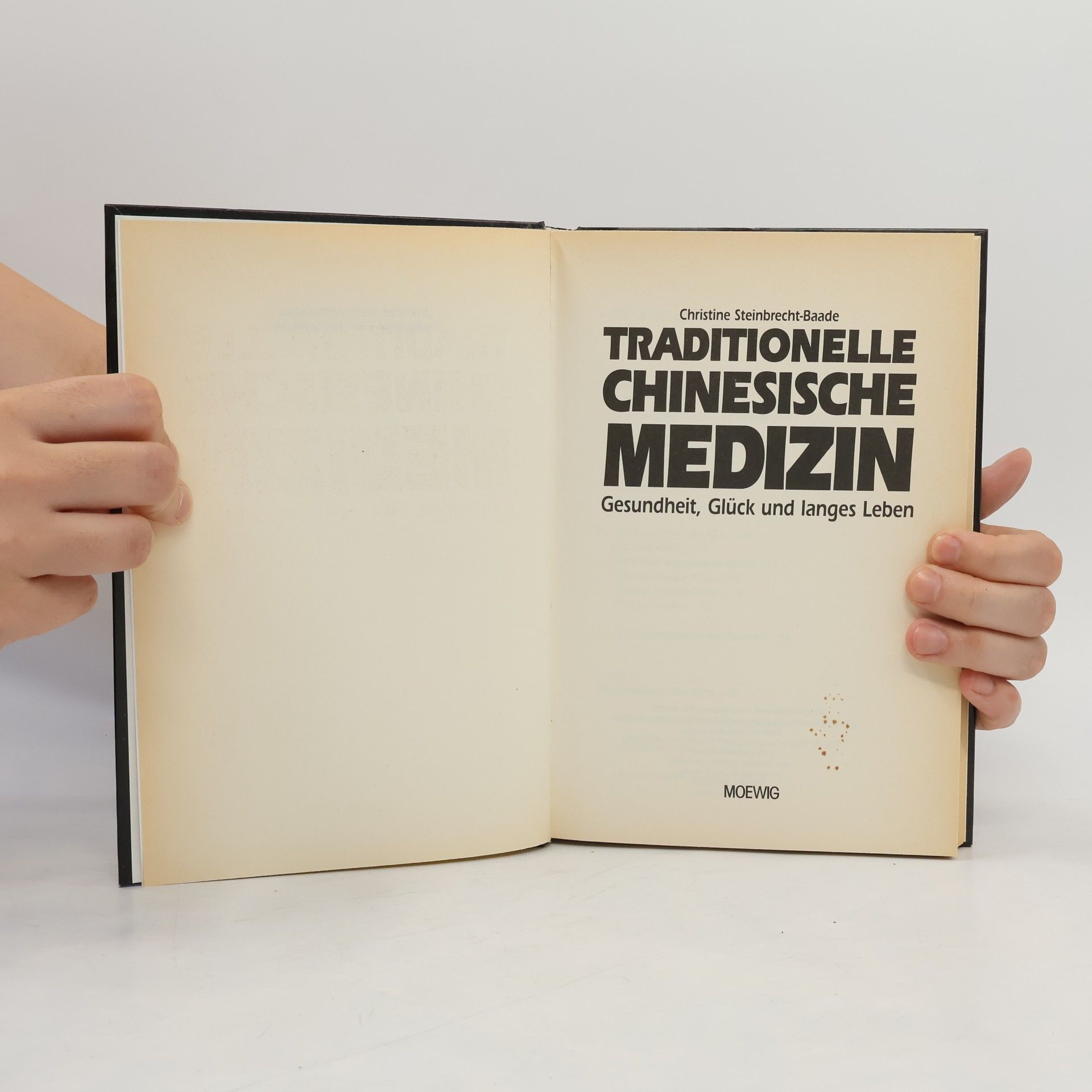 Christine Steinbrecht Baade Traditionelle chinesische Medizin