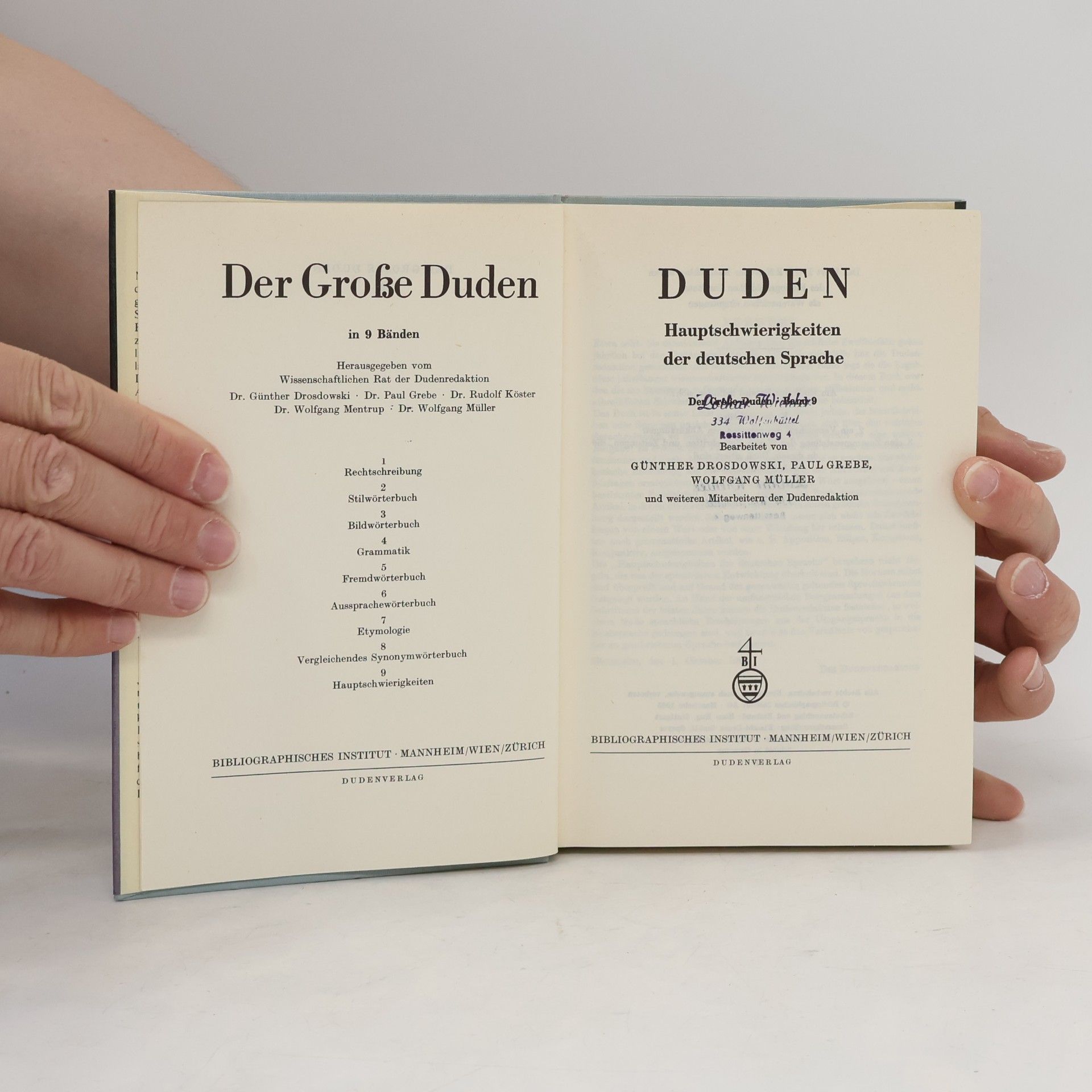 Autorenkollektiv Der Grosse Duden 9. Sprachliche Zweifelsfälle