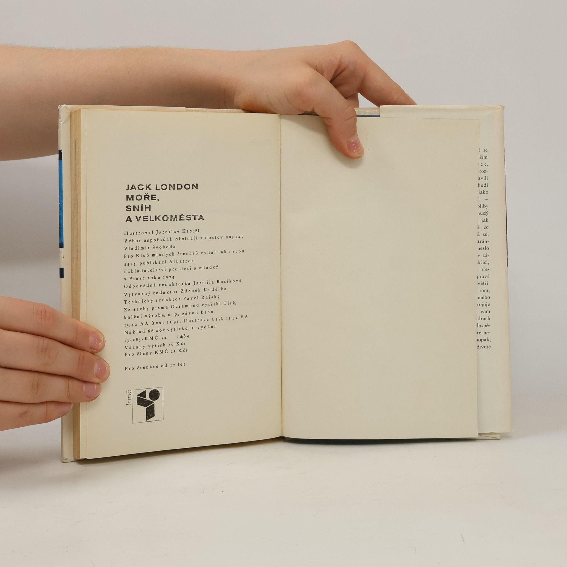 Jack London Moře, sníh a velkoměsta