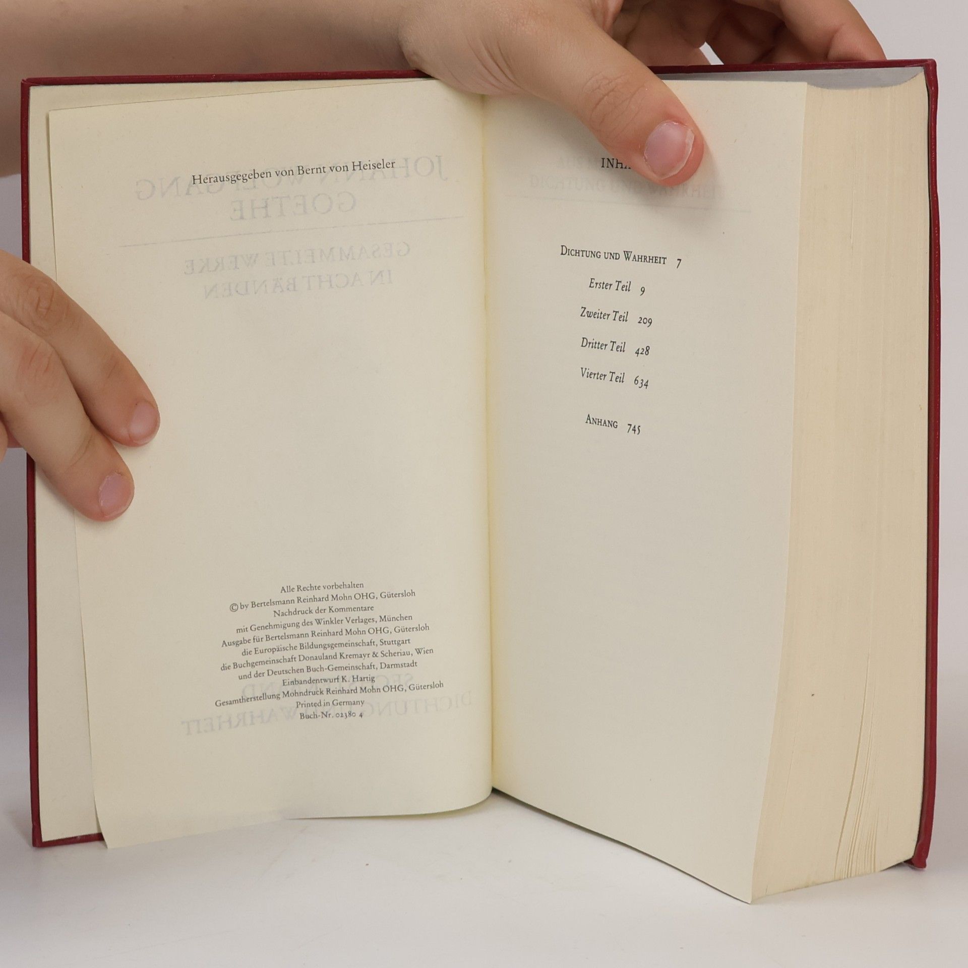 Johann Wolfgang von Goethe Goethe Werke 6