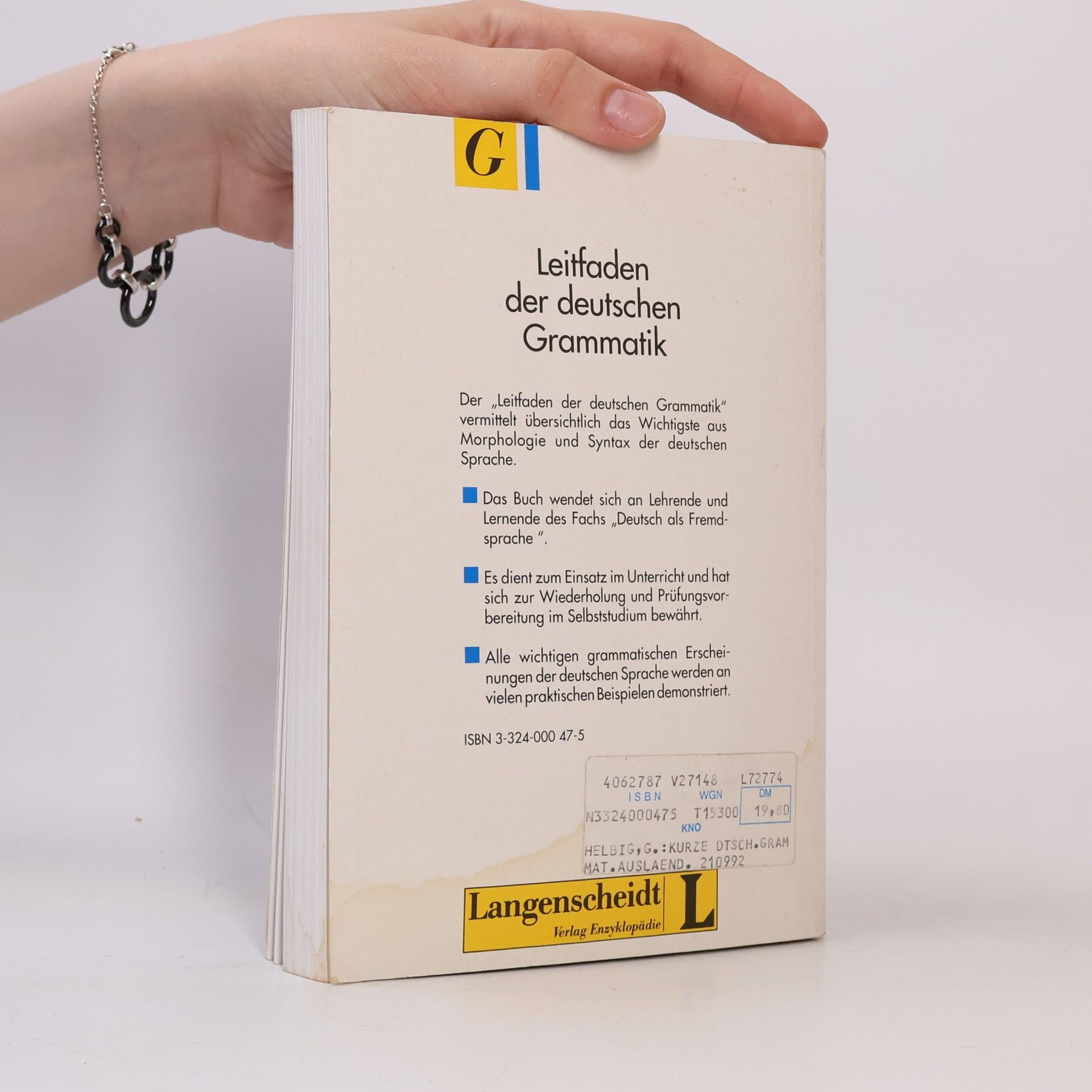 Gerhard Helbig Leitfaden der deutschen Grammatik