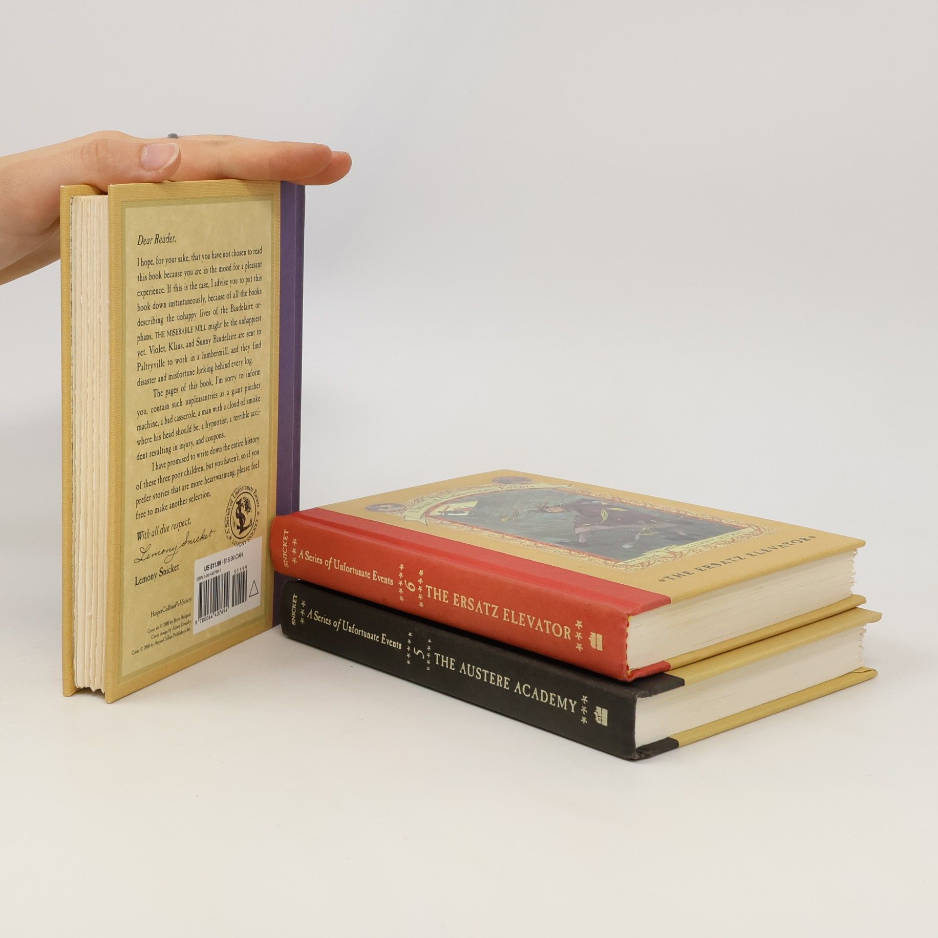 Lemony Snicket A Series of Unfortunate Events Box: The Situation Worsens (Books 4-6)
