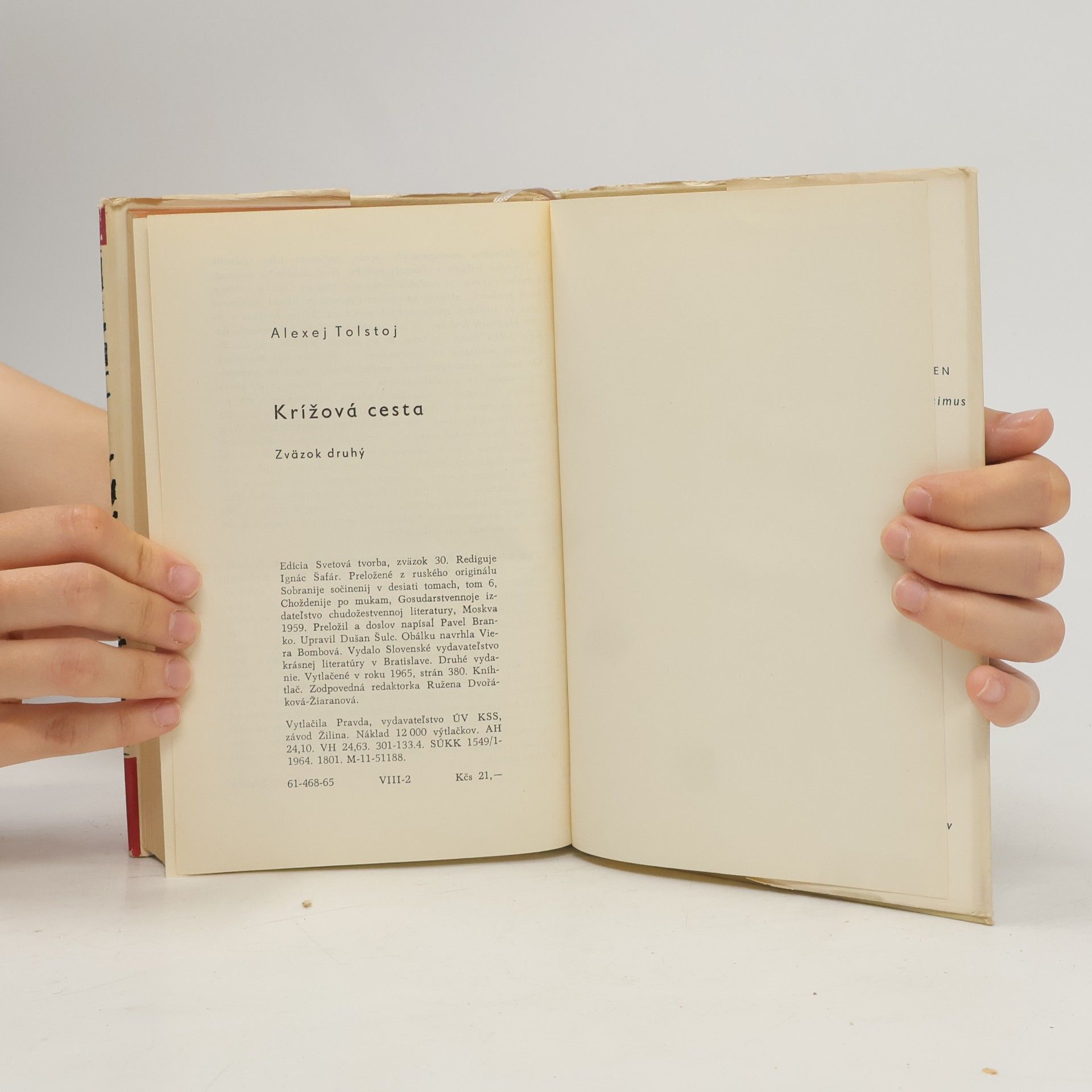 Aleksej N. Tolstoj Krížová cesta. Zväzok druhý