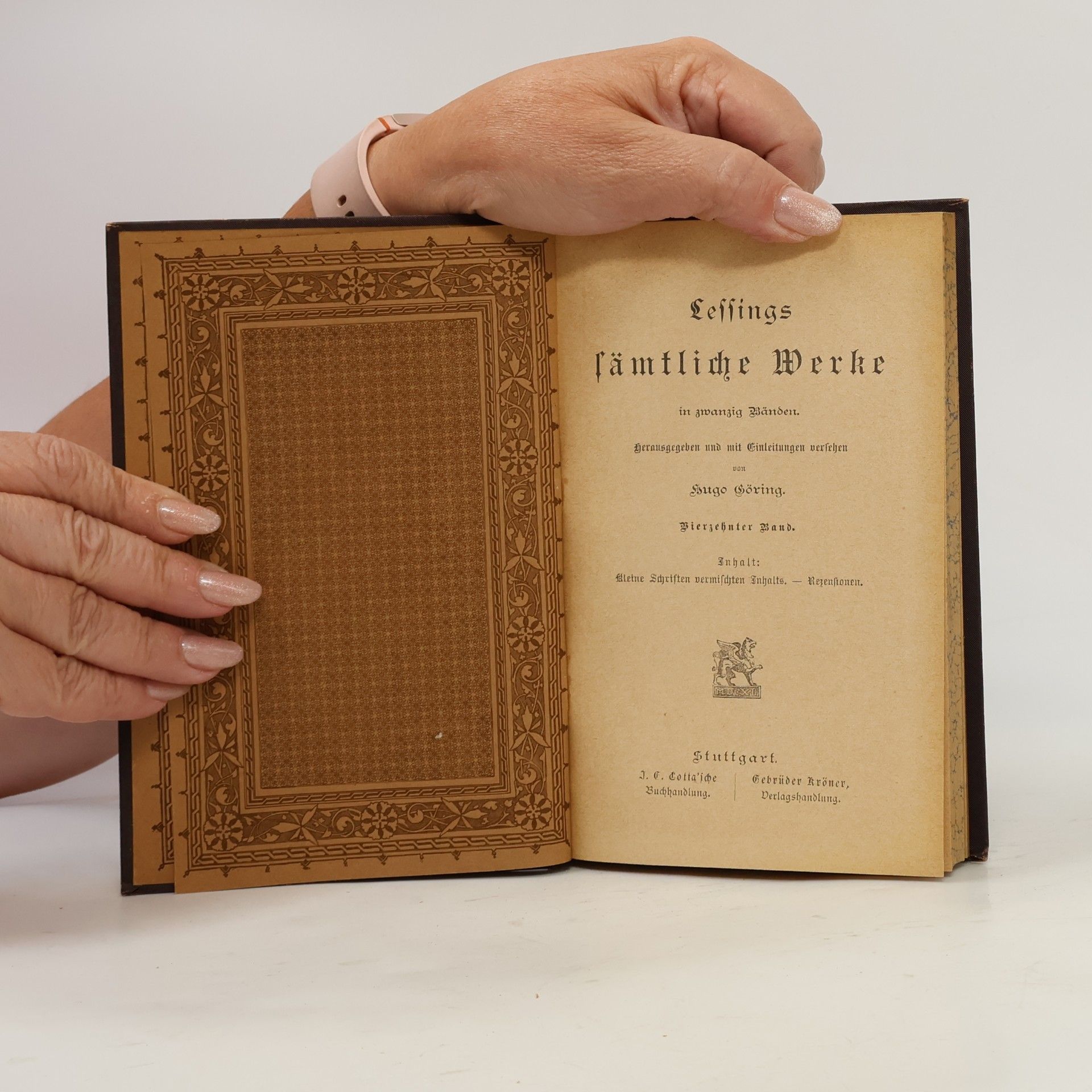 Gotthold Ephraim Lessing Lessings sämtliche Werke 14