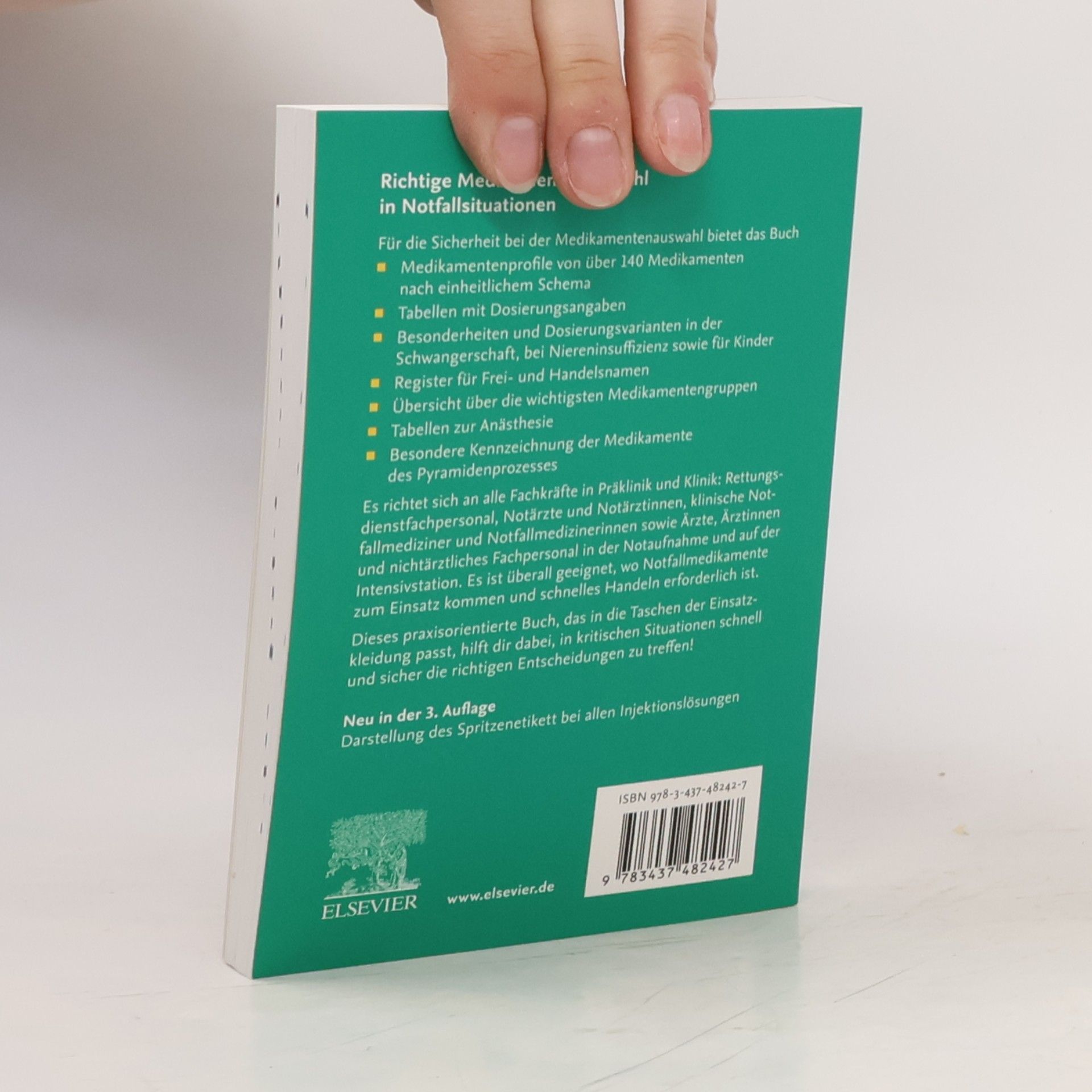 Frank Flake Rettungsdienst Fachbuch: Notfallmedikamente