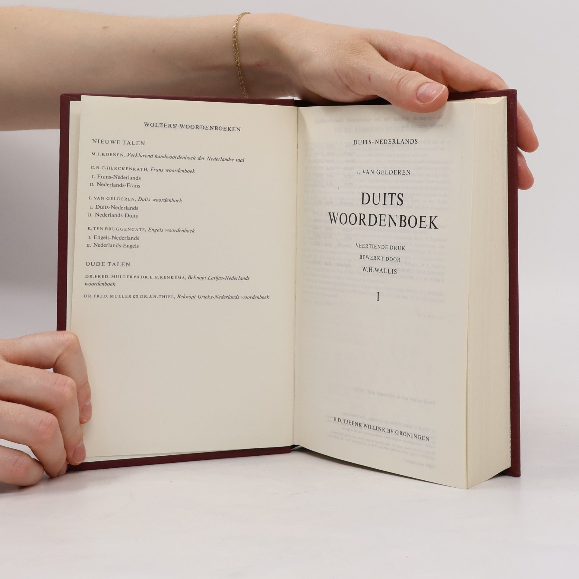 Israe l. van Gelderen Duits Woordenboek I. D-N