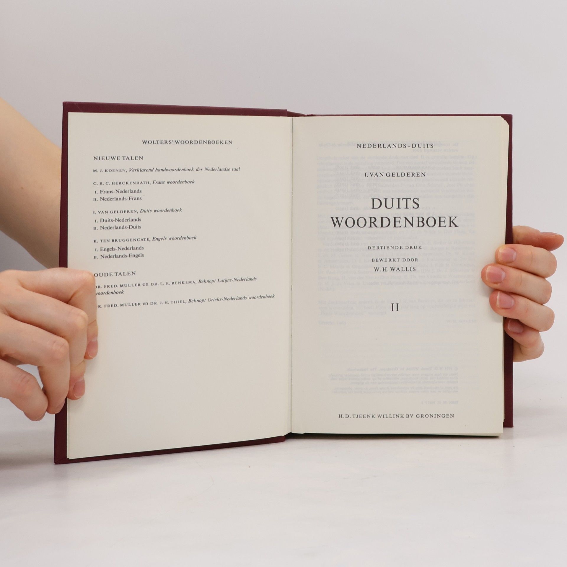 J.H. Van Beckum Duitsch woordenboek II. Nederlandsch-duitsch