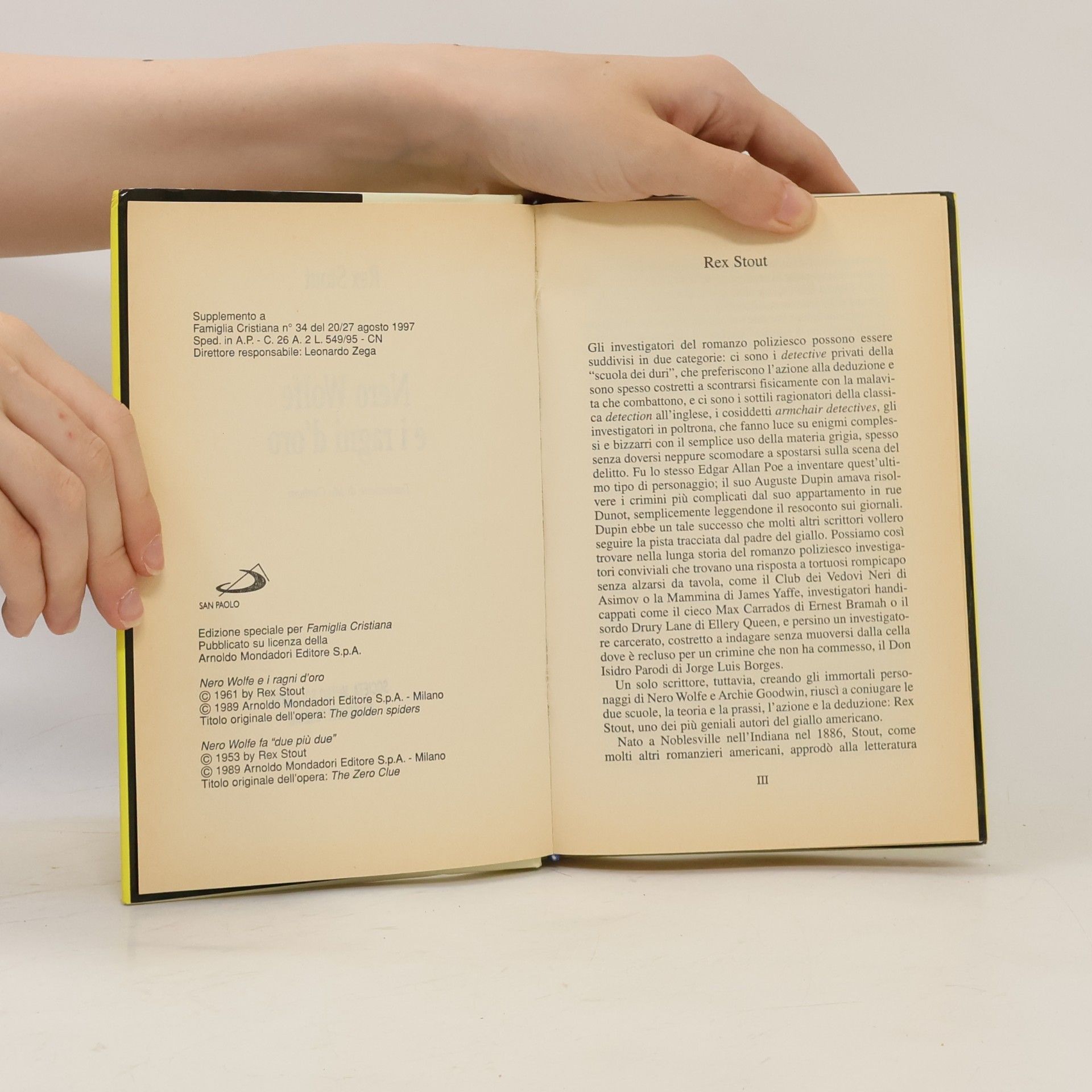 Rex Stout Nero Wolfe e i ragni d´oro