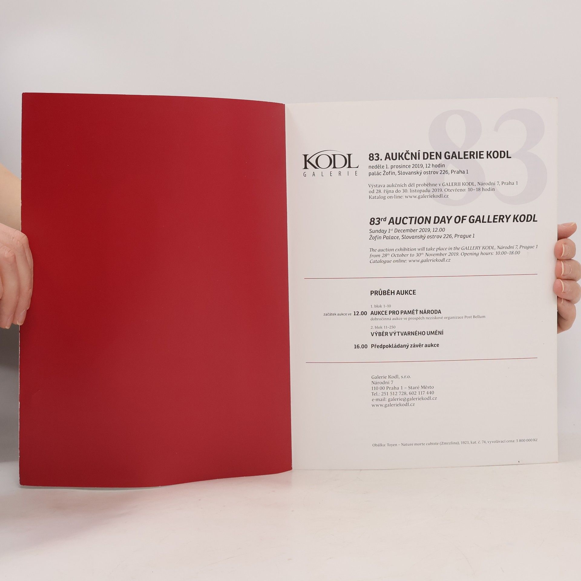 Kolektiv autorů 83. aukční den Galerie Kodl