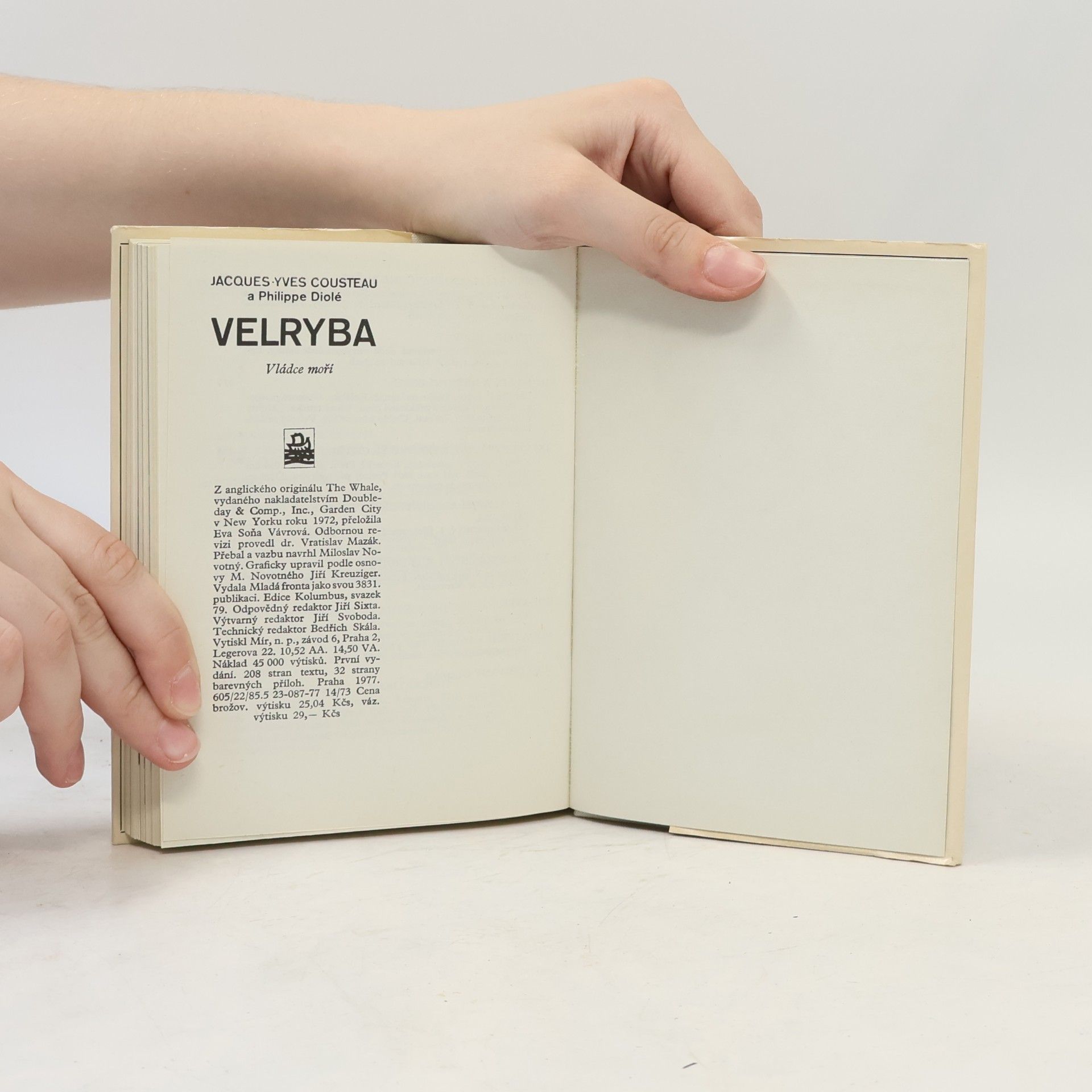 Jacques Yves Cousteau Velryba