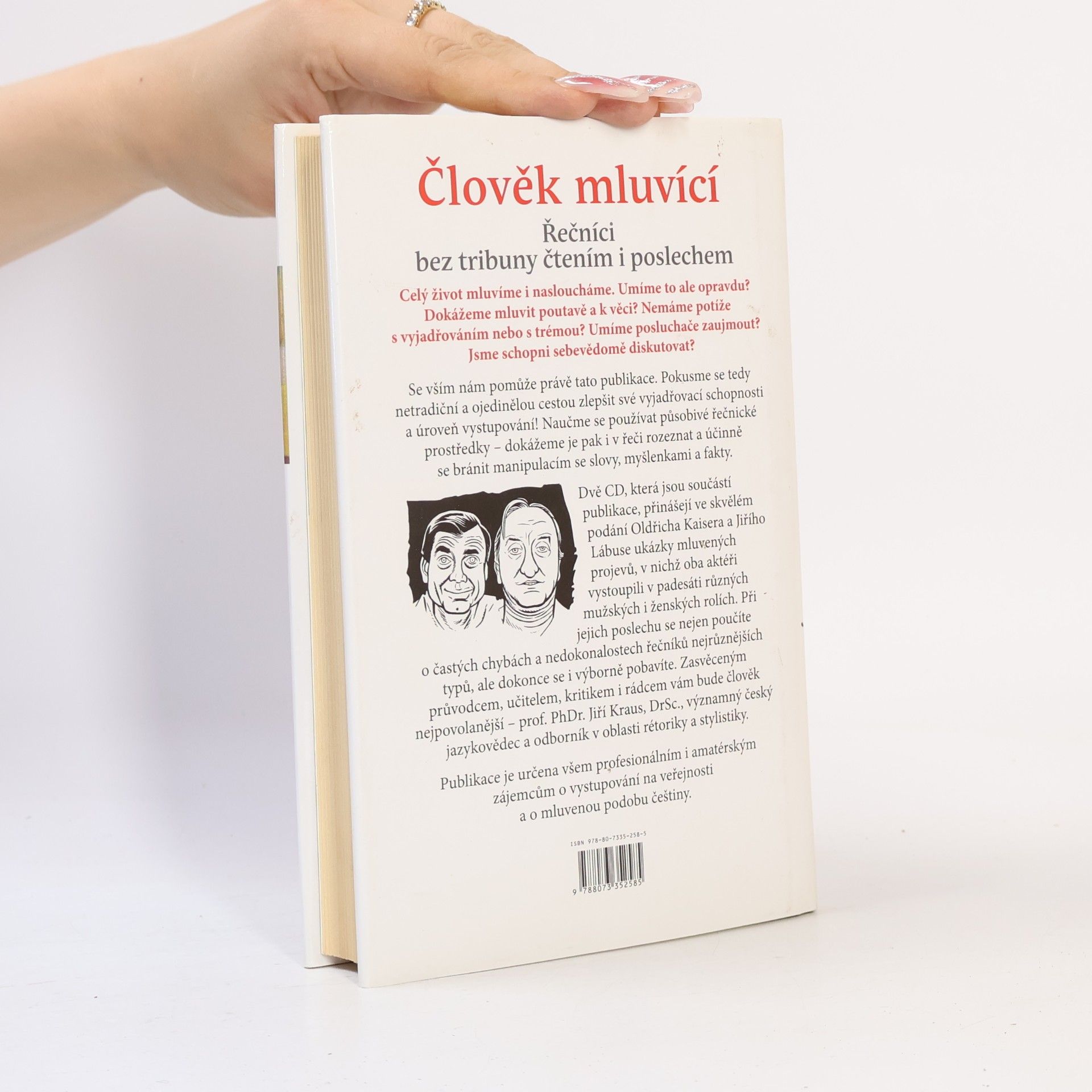 Jiří Kraus Člověk mluvící : řečníci bez tribuny čtením i poslechem
