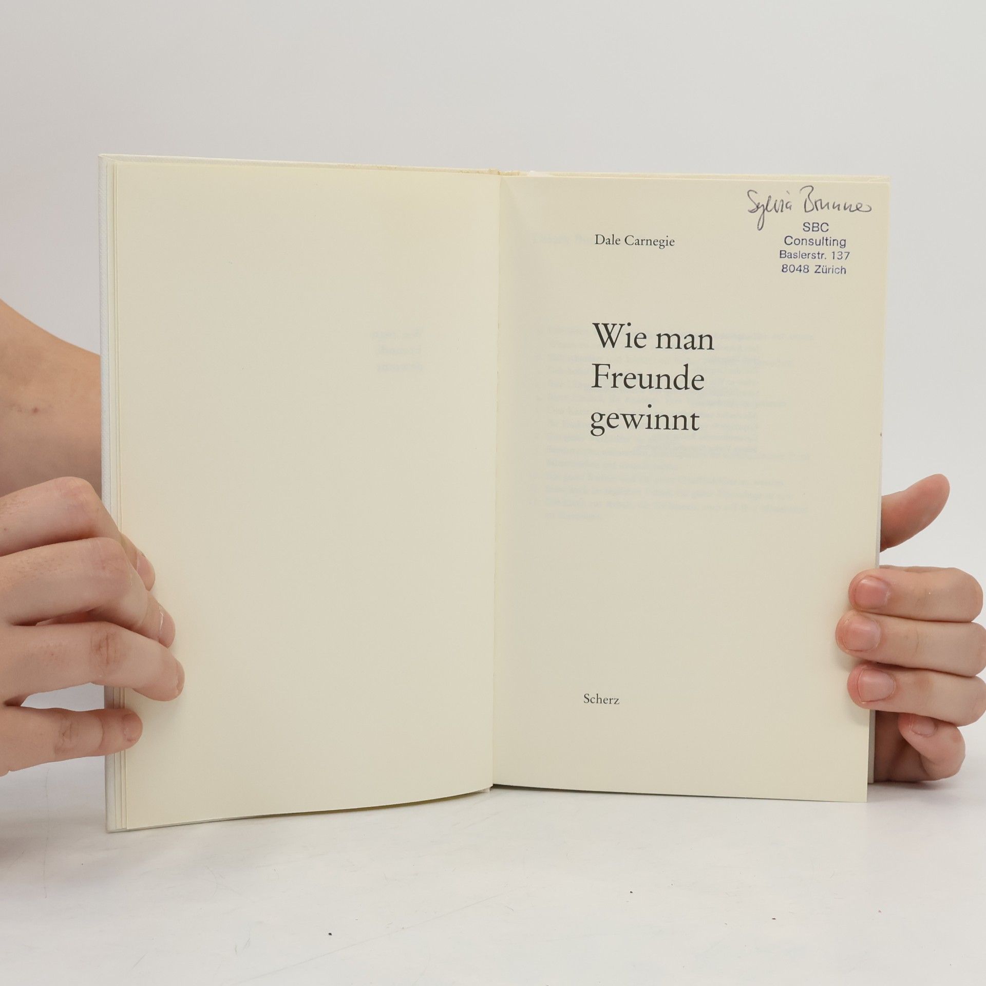 Dale Carnegie Wie man Freunde gewinnt