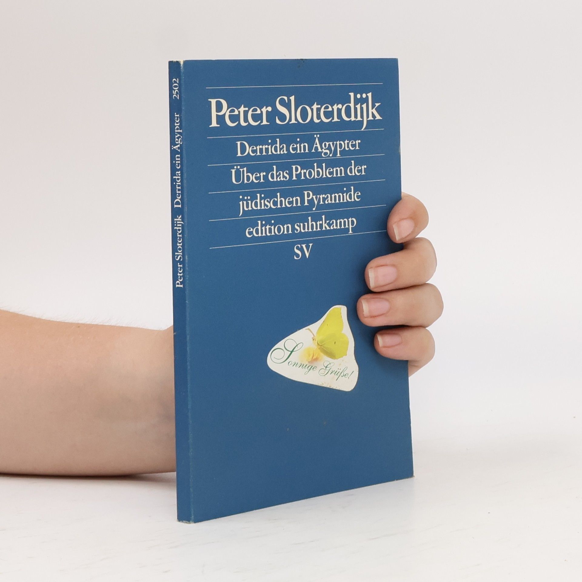 Peter Sloterdijk Derrida ein Ägypter