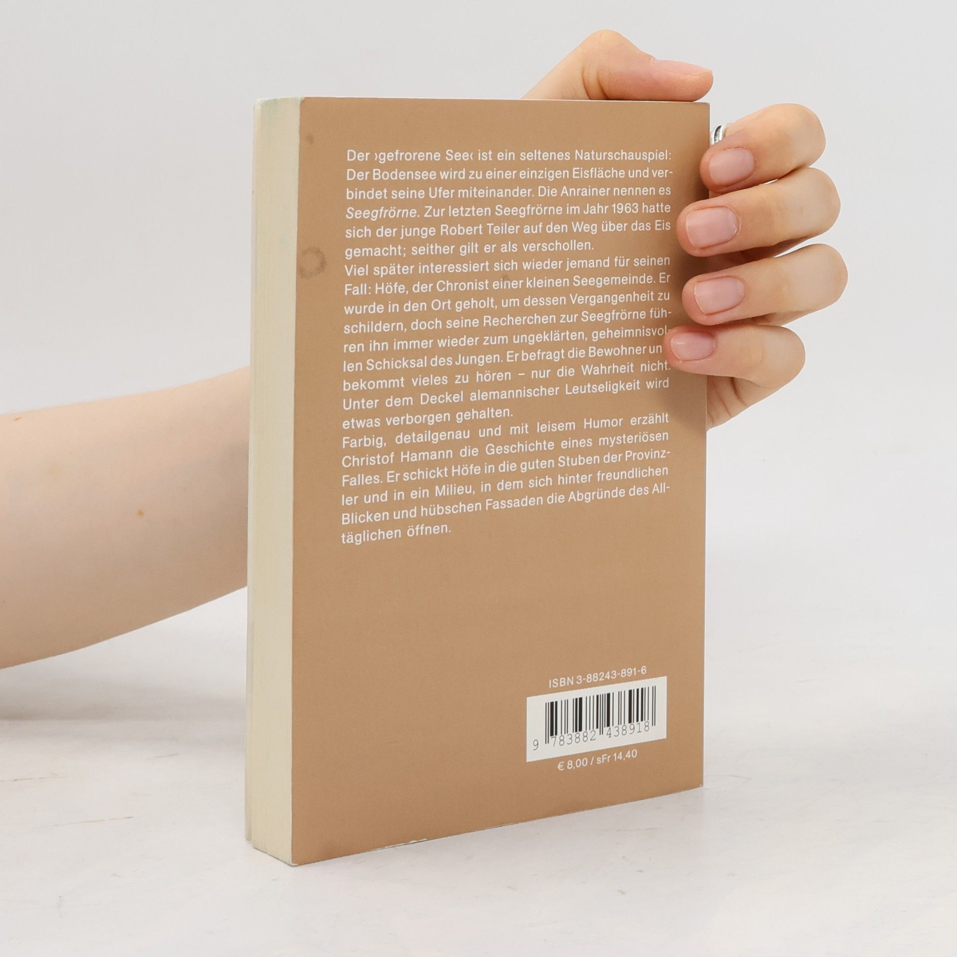 Christof Hamann Seegfrörne - Steidl Taschenbücher