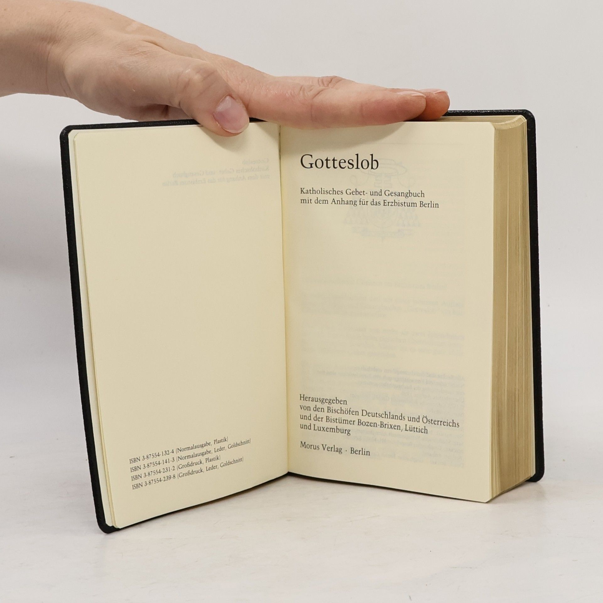 Autorenkollektiv Gotteslob. Katholisches Gebet- und Gesangbuch mit dem Anhang für das Erzbistum Berlin
