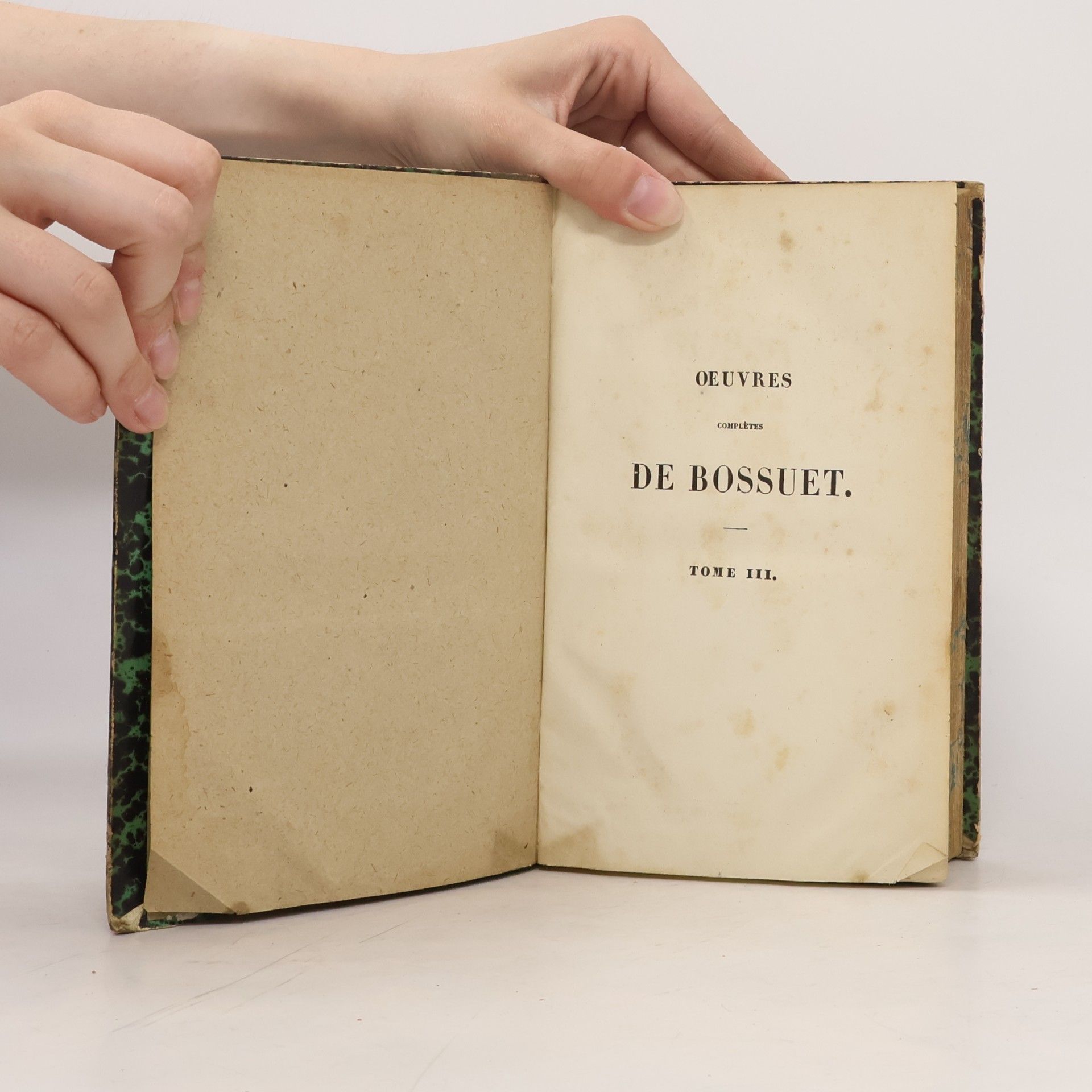 Tome Troisiéme Oeuvres Complètes de Bossuet