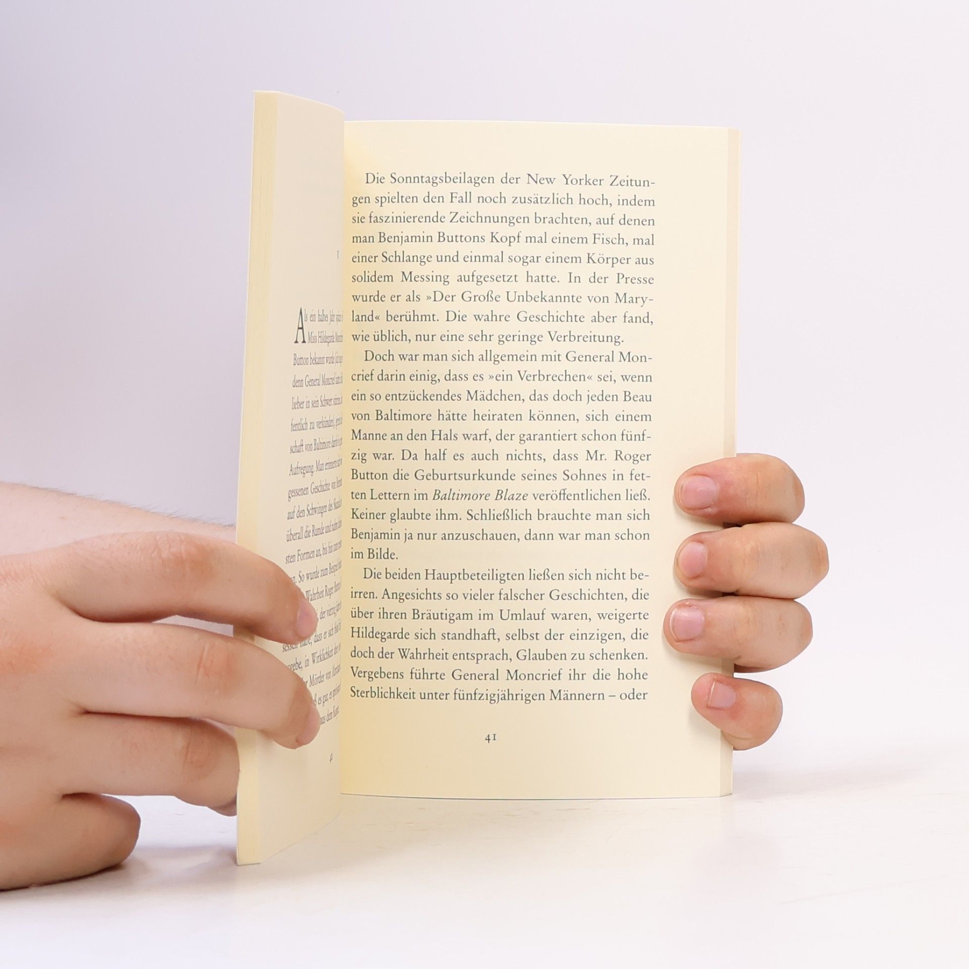 F. Scott Fitzgerald Der seltsame Fall des Benjamin Button