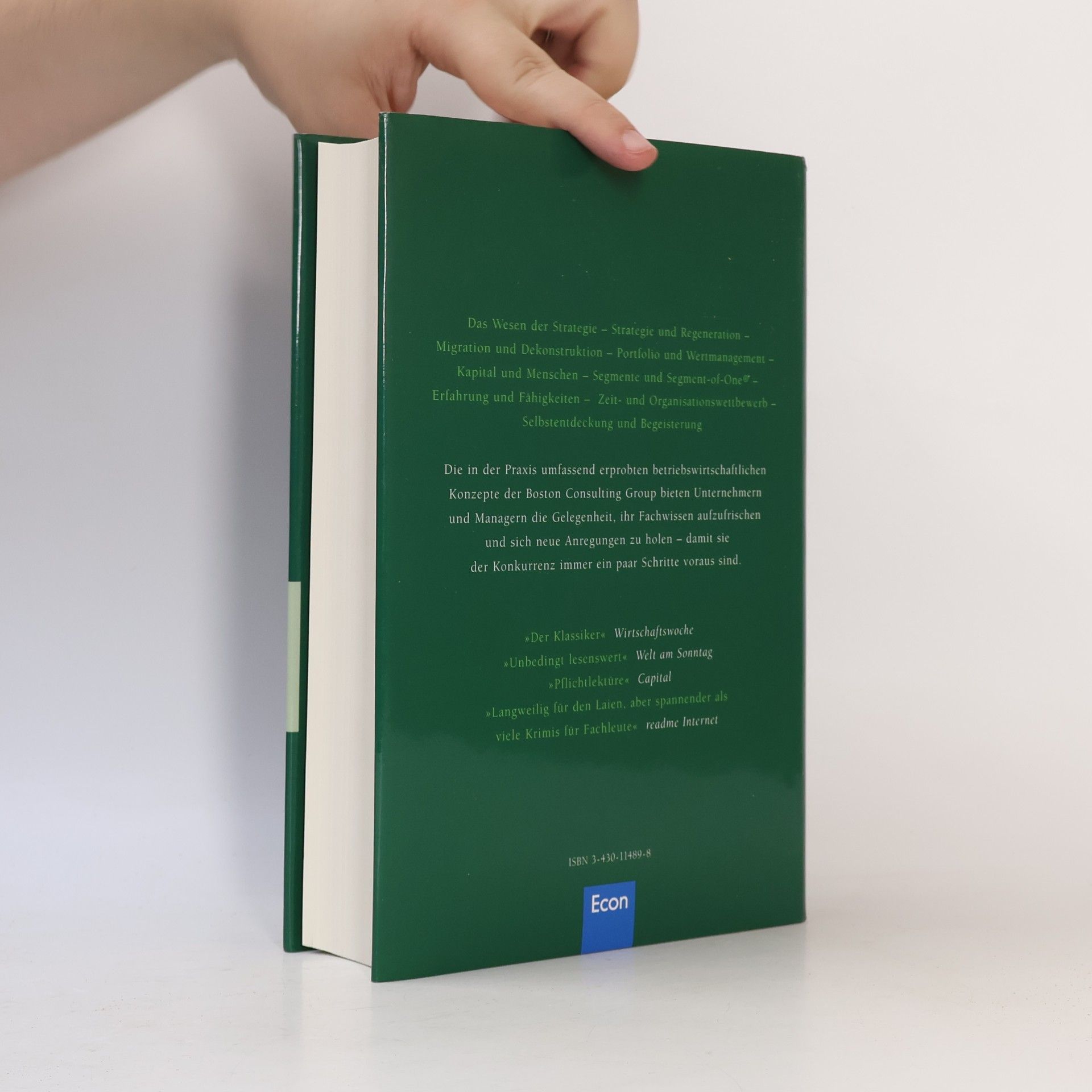 Autorenkollektiv Das Boston Consulting Group Strategie-Buch