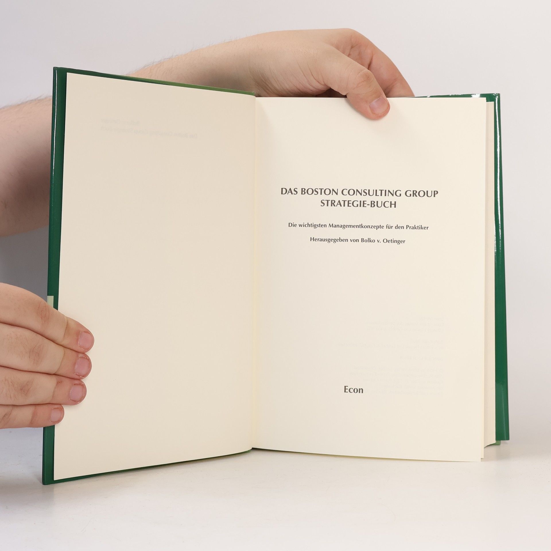 Autorenkollektiv Das Boston Consulting Group Strategie-Buch