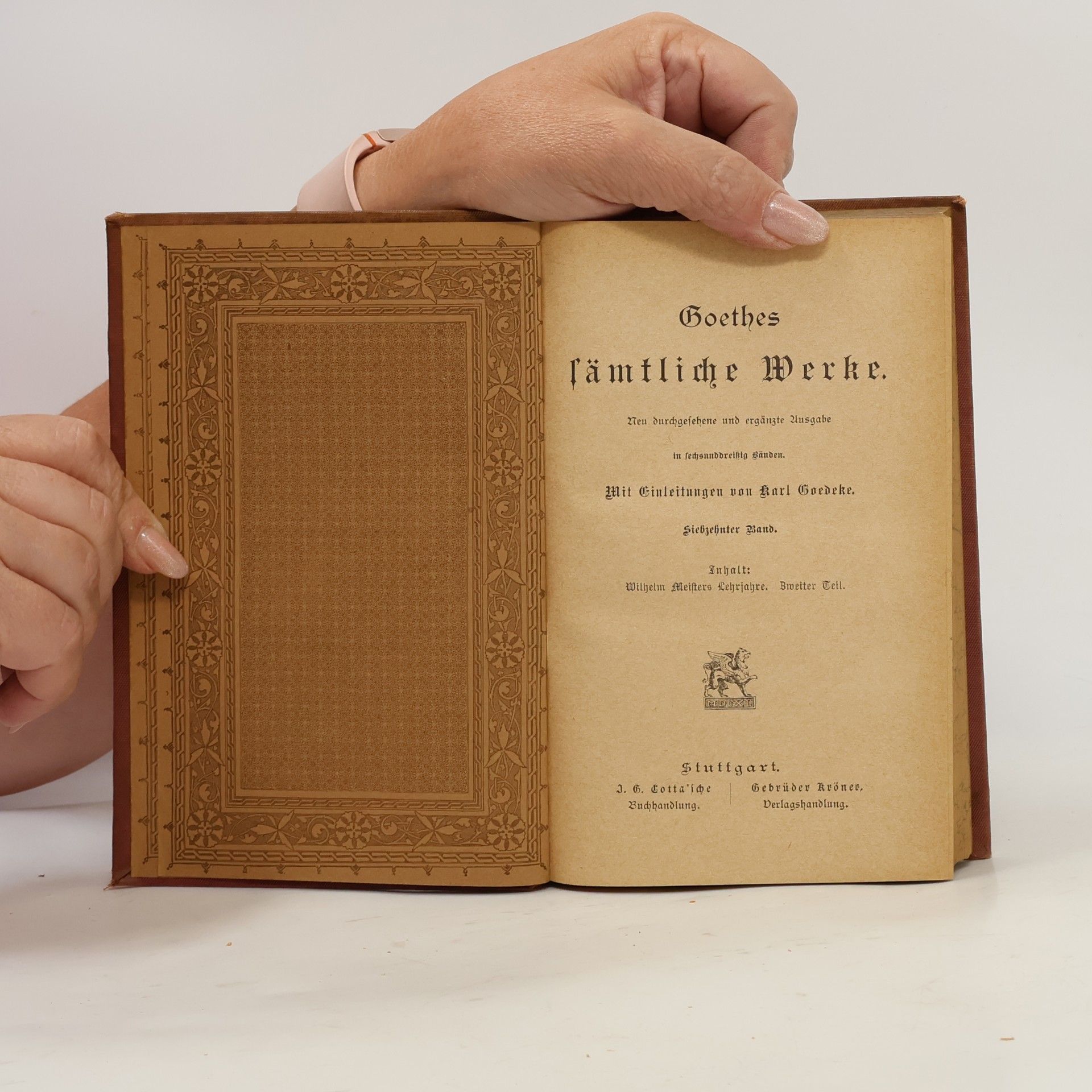 Johann Wolfgang von Goethe Goethes sämtliche Werke 17