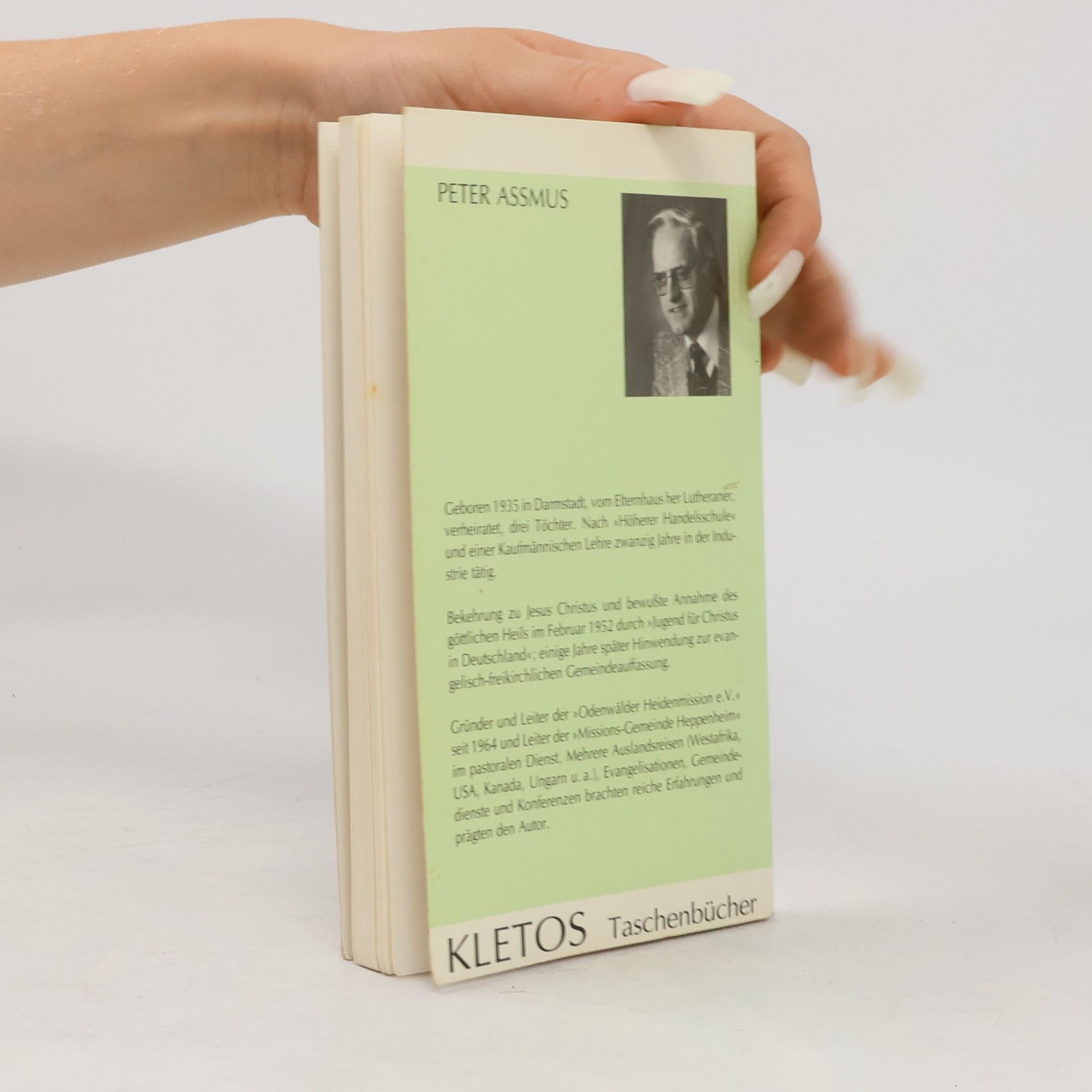 Peter Assmus Aufsätze zur Johannes-Offenbarung 1. Was in Kürze Geschehen Soll...