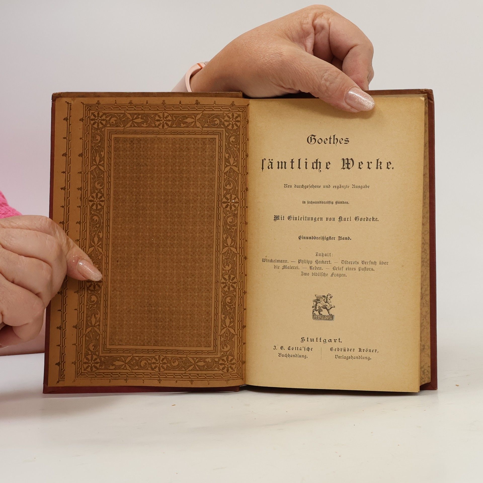 Johann Wolfgang von Goethe Goethes Sämtliche Werke