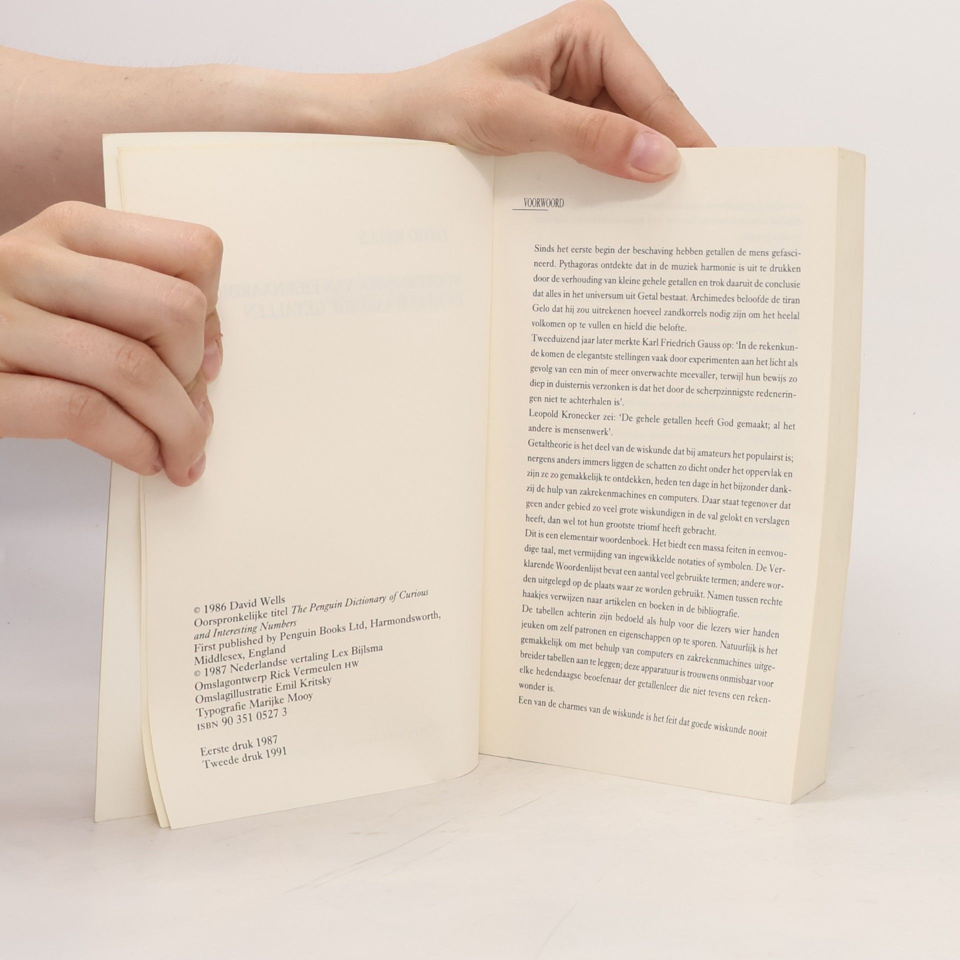 Lex Bijlsma Woordenboek van eigenaardige en merkwaardige getallen