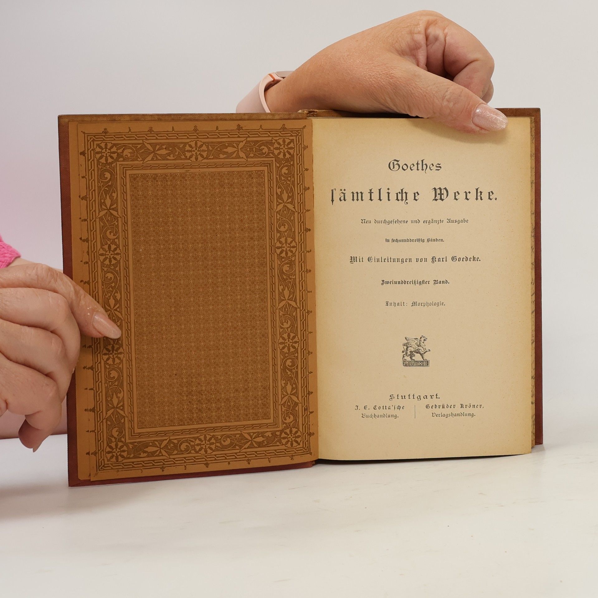 Johann Wolfgang von Goethe Goethes sämtliche Werke