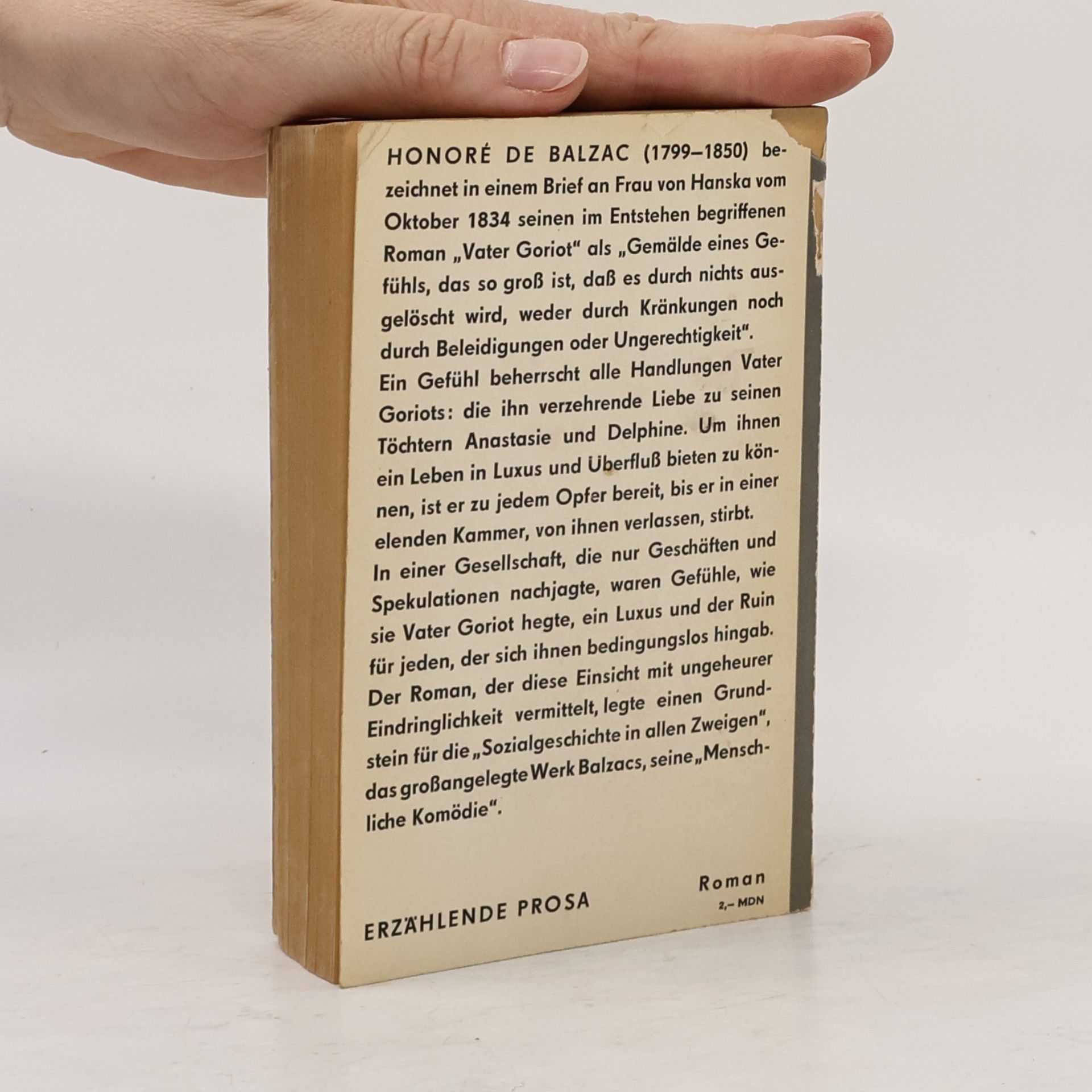 Honoré de Balzac Vater Goriot