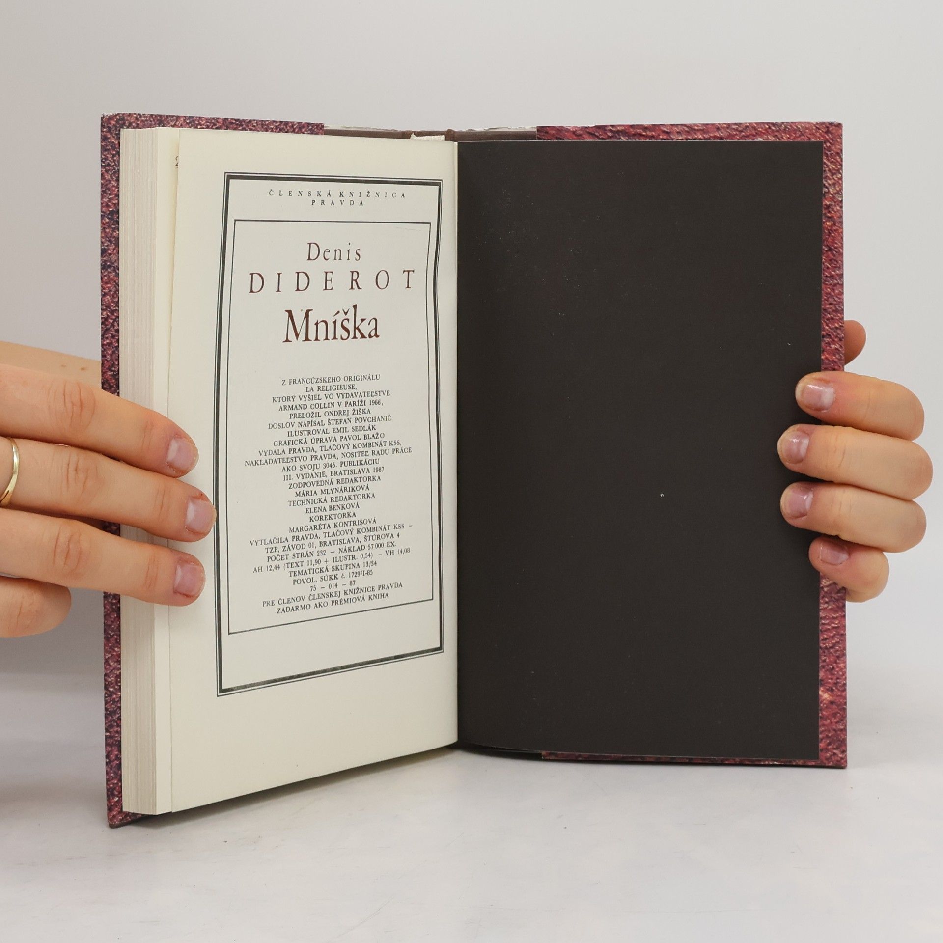Denis Diderot Mníška
