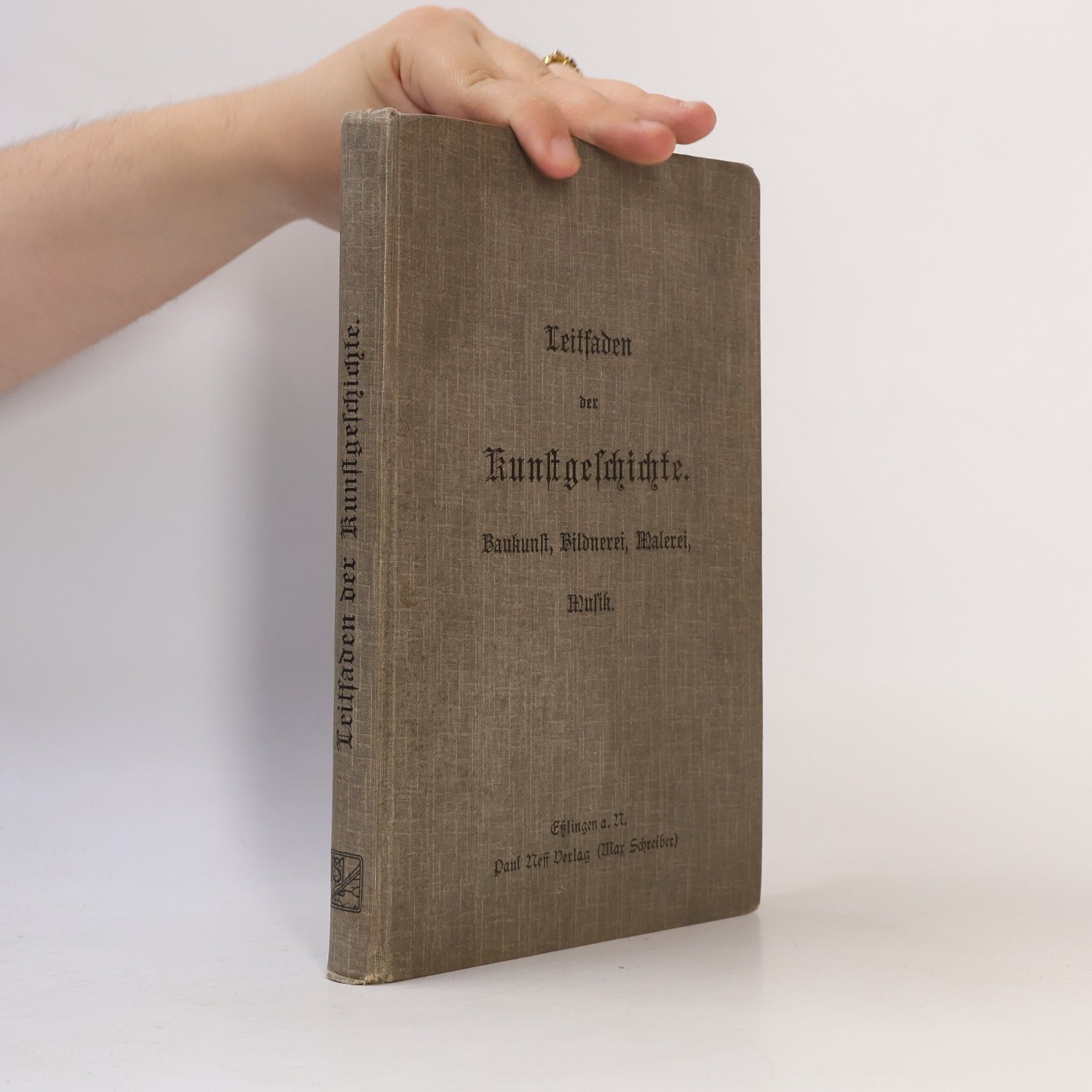 Ernst Wickenhagen Leitfaden der Kunstgeschichte