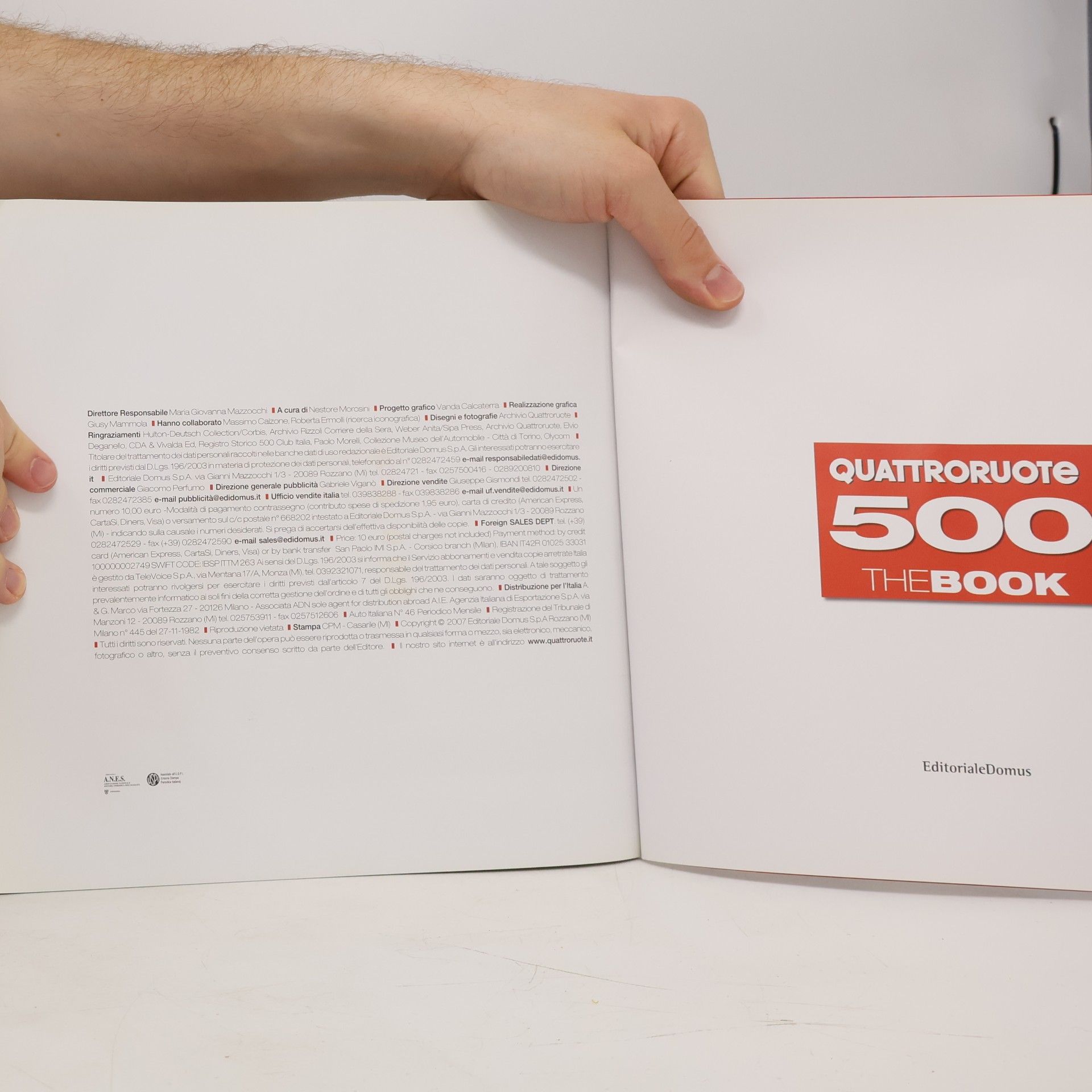 Various authors Quattroruote 500. The Book