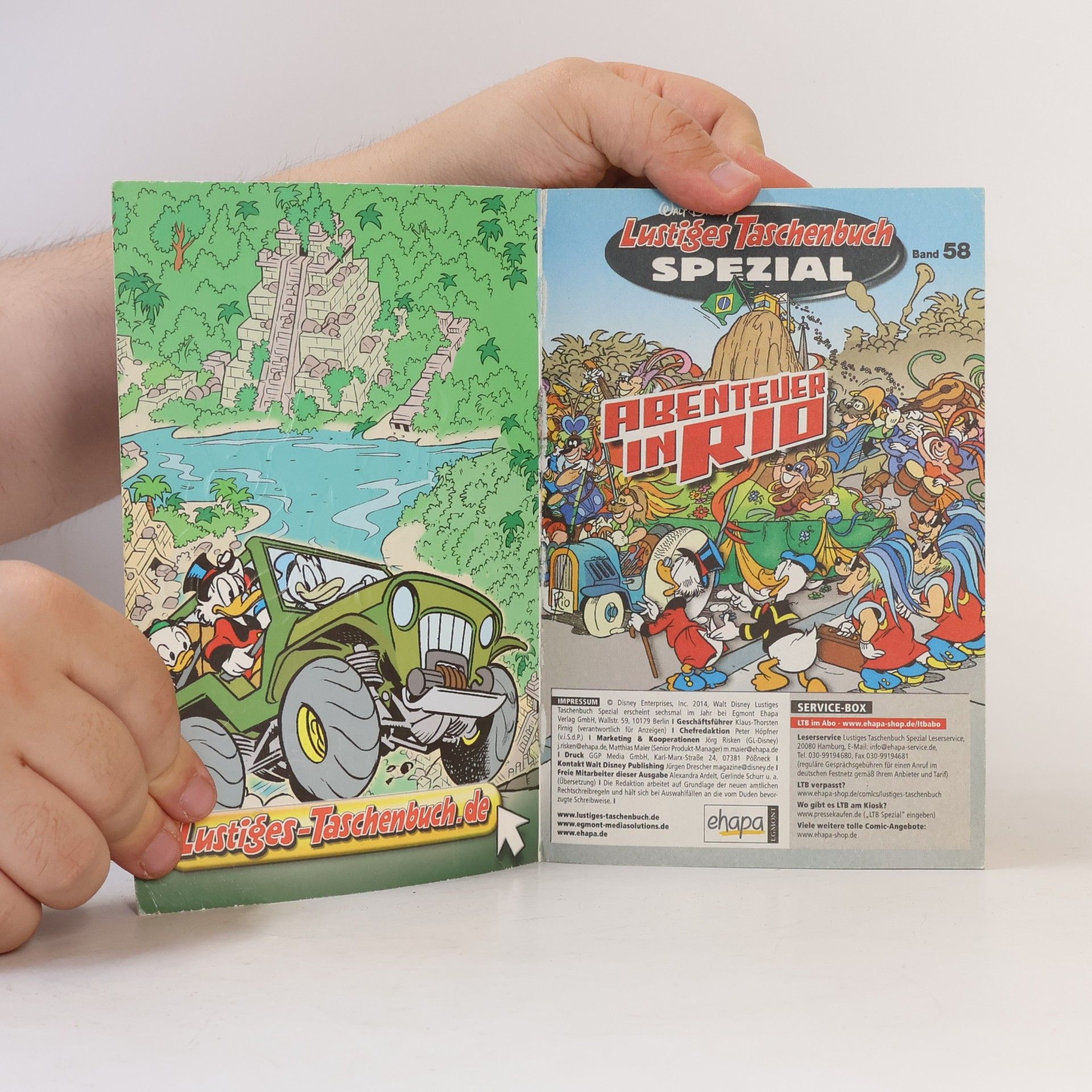 Walt Disney Lustiges Taschenbuch Spezial. Abenteuer in Rio