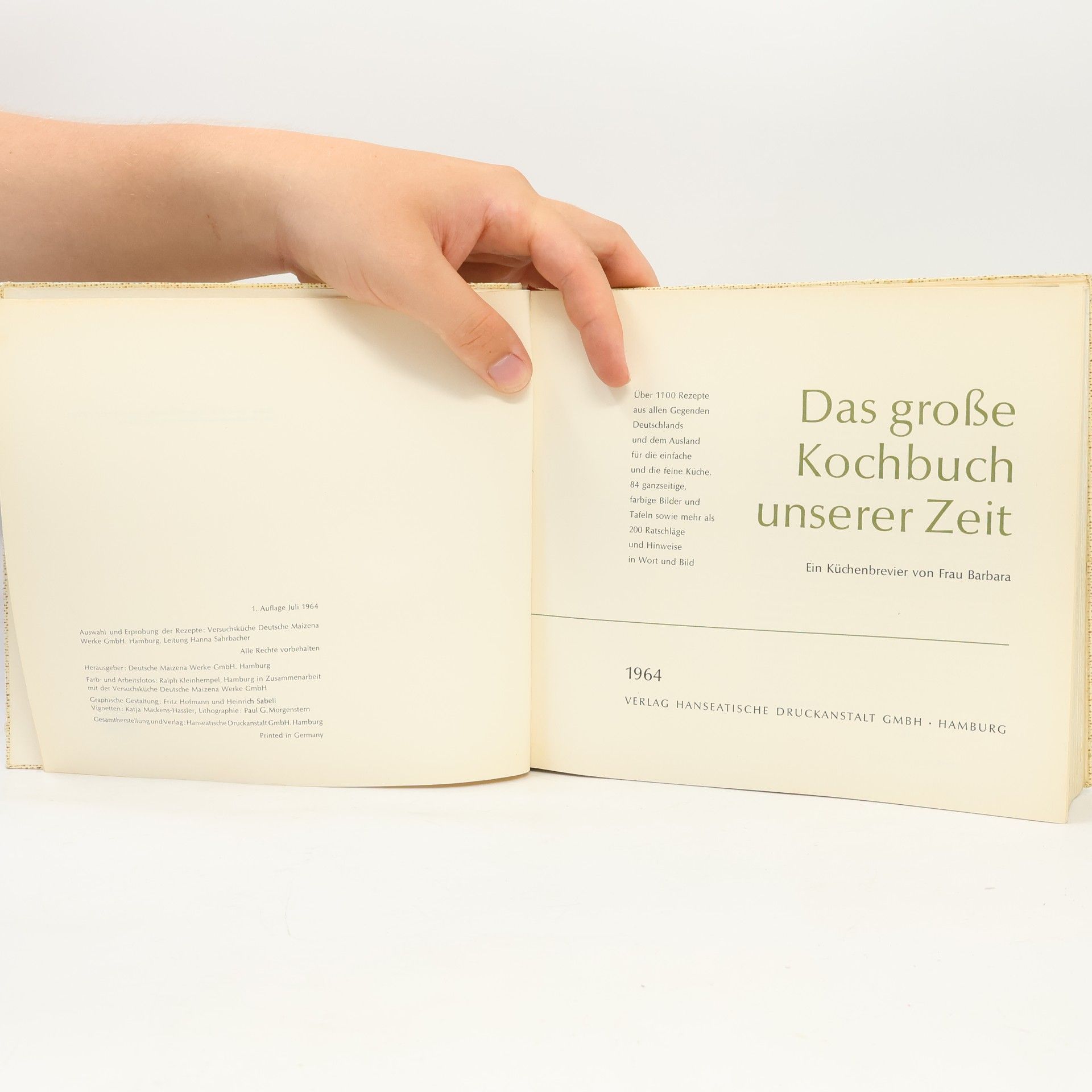 Various authors Das große Kochbuch unserer Zeit