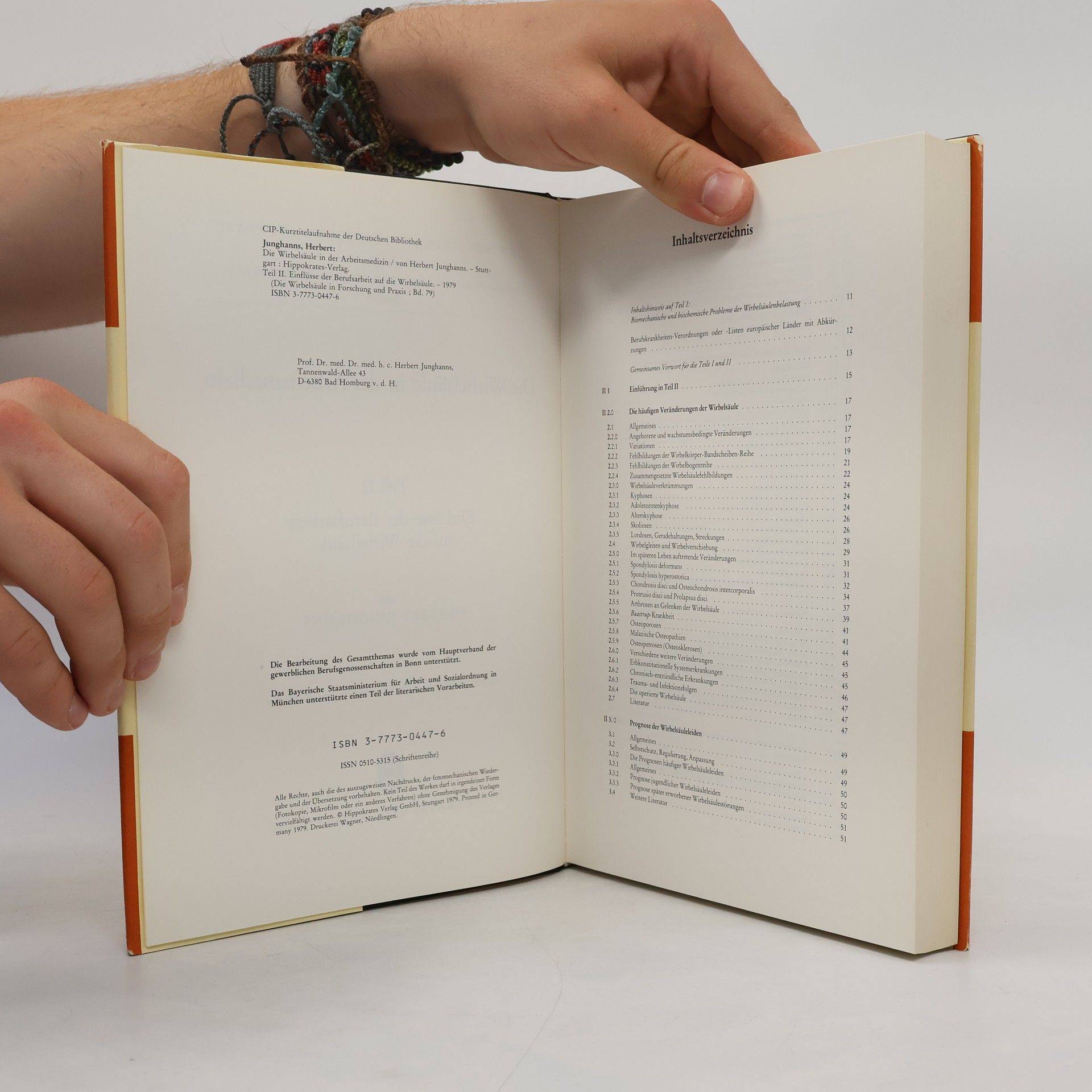 Herbert Junghanns Die Wirbelsäule in der Arbeitsmedizin 79