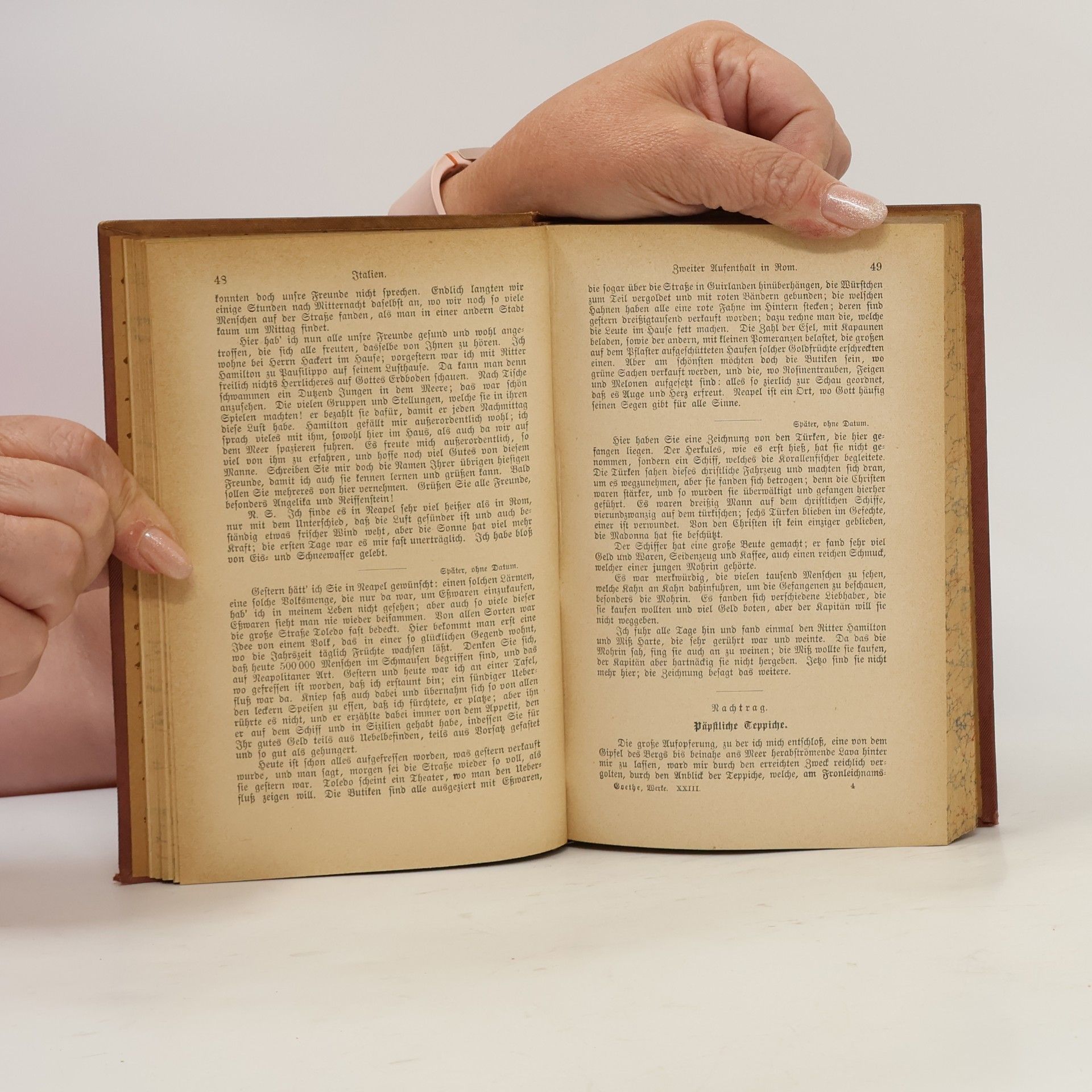 Johann Wolfgang von Goethe Goethes Sämtliche Werke Band 23